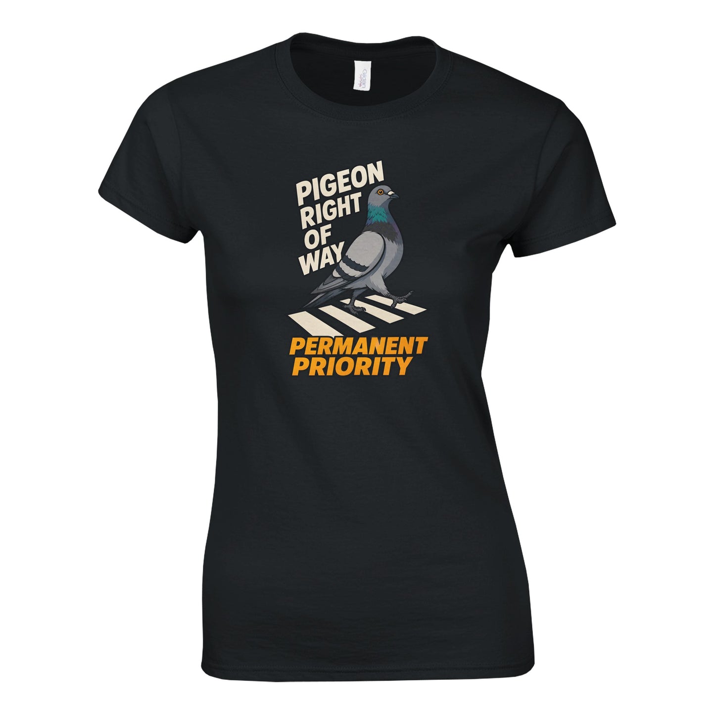 Pigeon Right of Way Women's T-shirt — product view 6