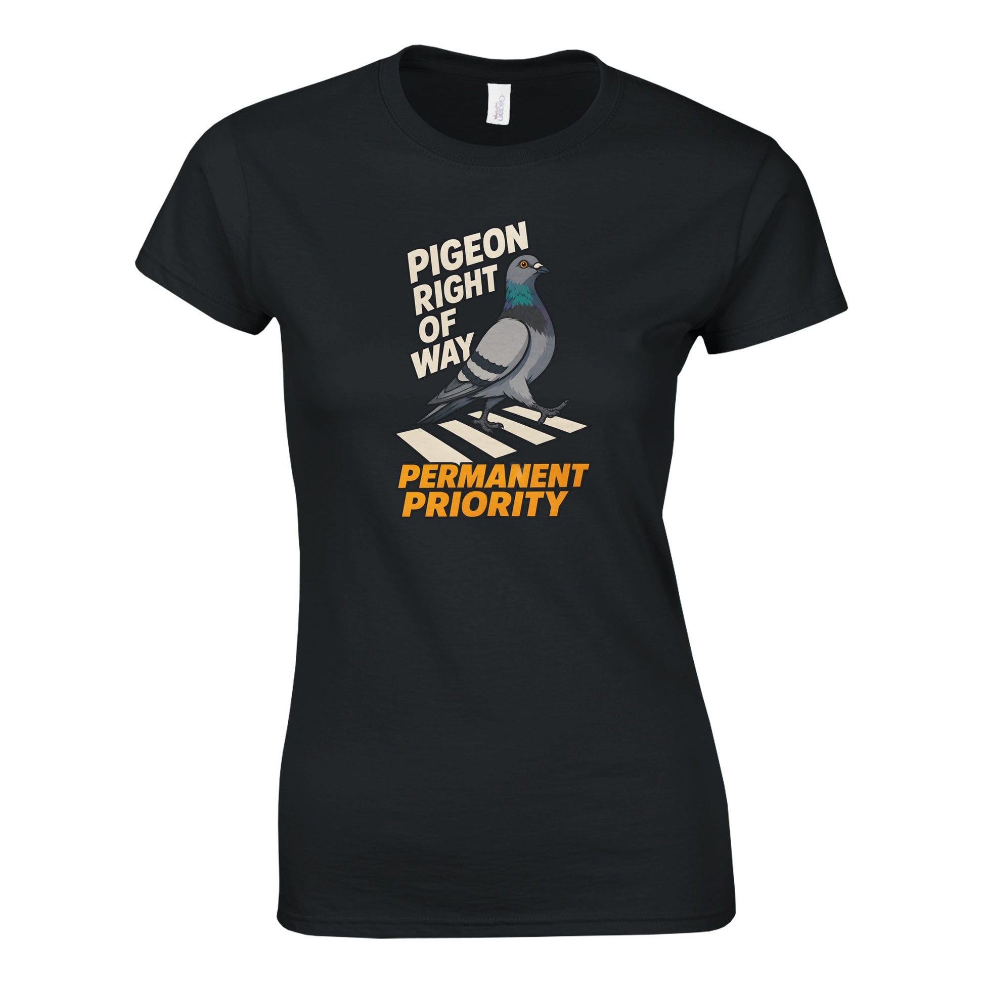 Pigeon Right of Way Women's T-shirt — product view 6