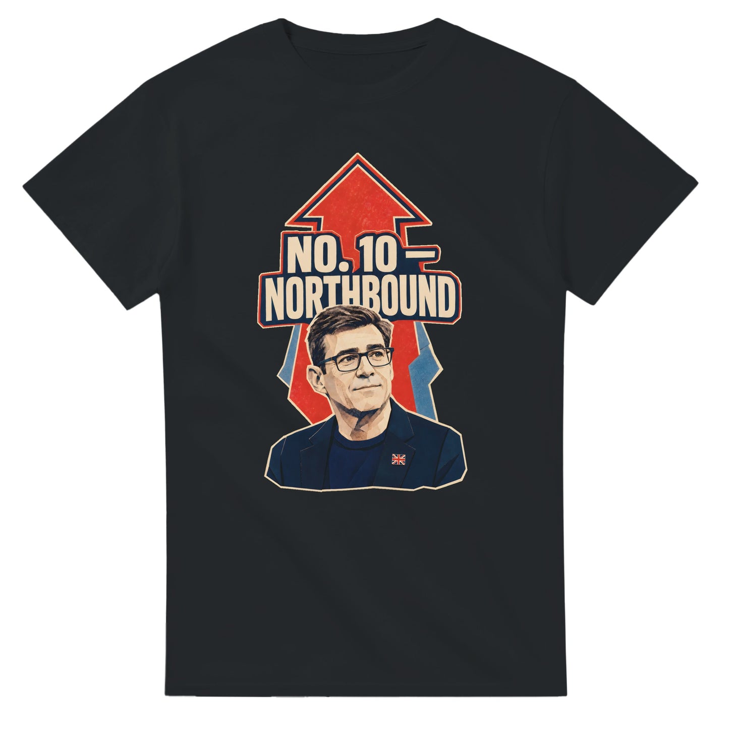 No. 10 — Northbound Andy Burnham Political Satire T-shirt — product view 10