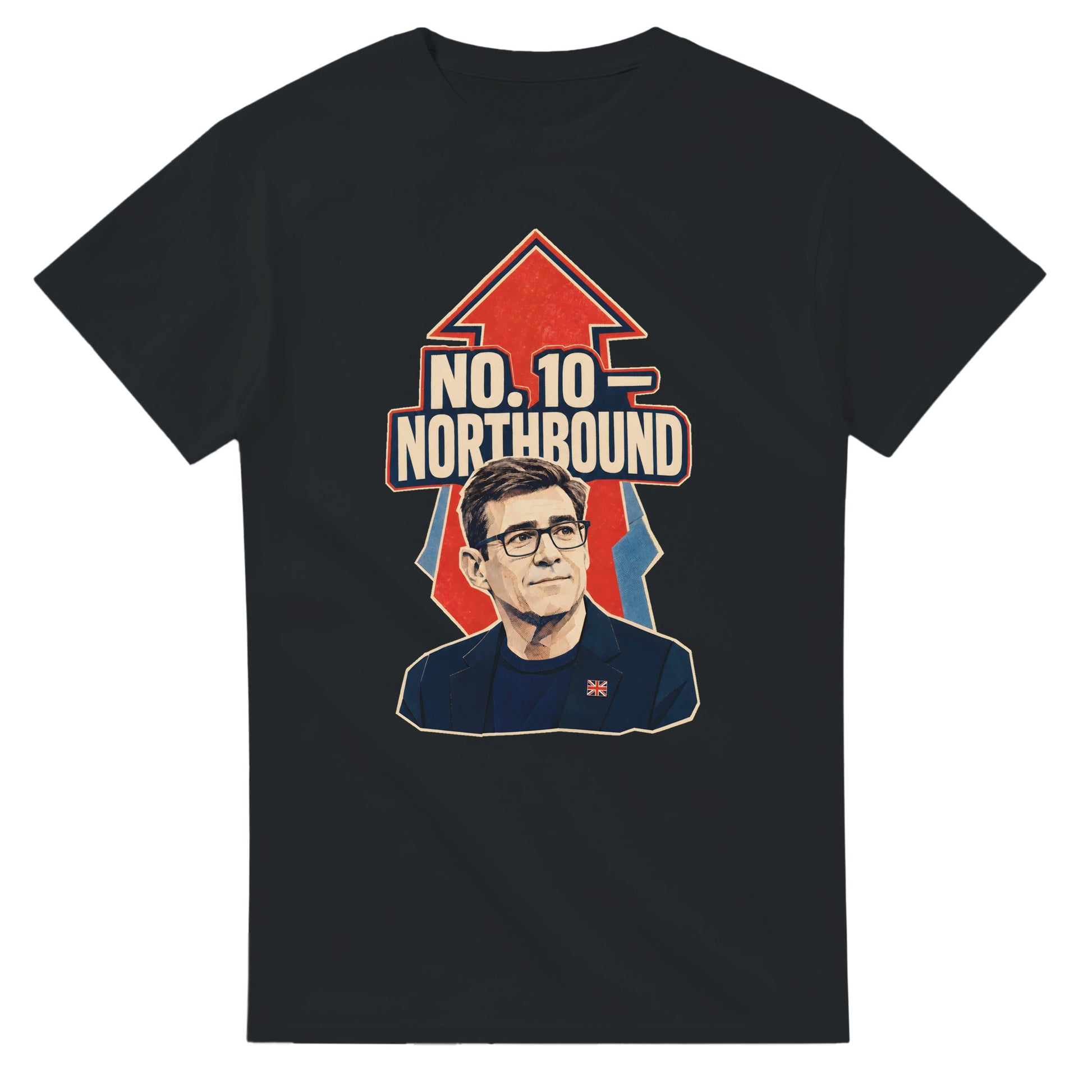 No. 10 — Northbound Andy Burnham Political Satire T-shirt — product view 10