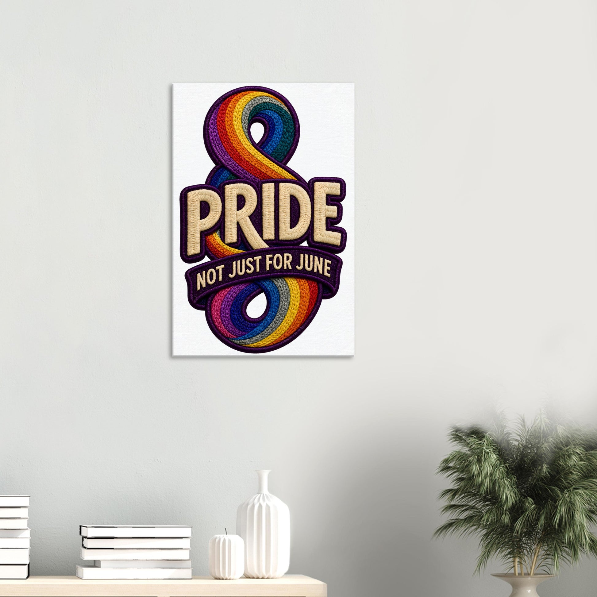 Pride: Not Just for June Canvas — product view 4