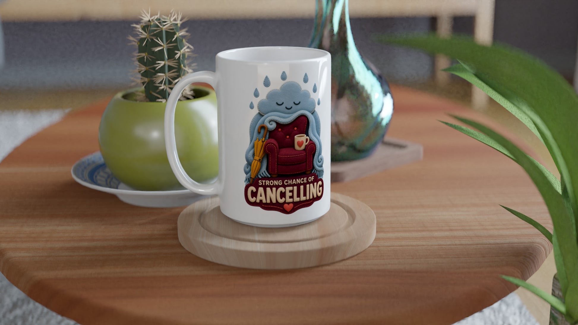 Strong Chance of Cancelling Large Mug — product view 4