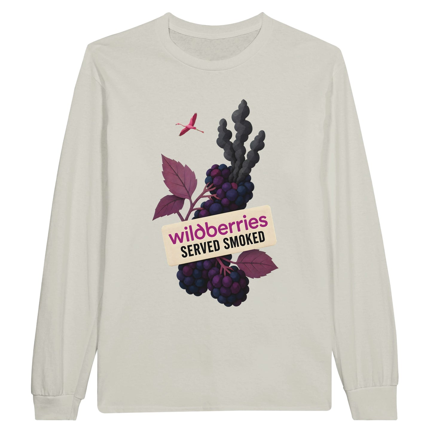 Wildberries, Served Smoked Long-Sleeve T-shirt — product view 14