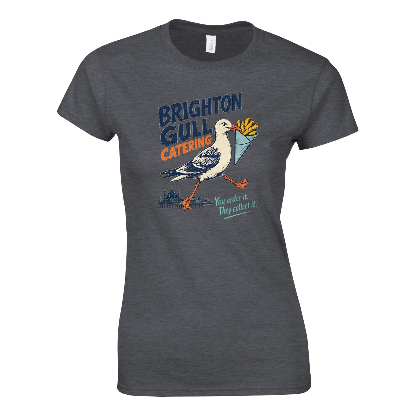 Brighton Gull Catering - You Order It, They Collect It Women's T-shirt — product view 11