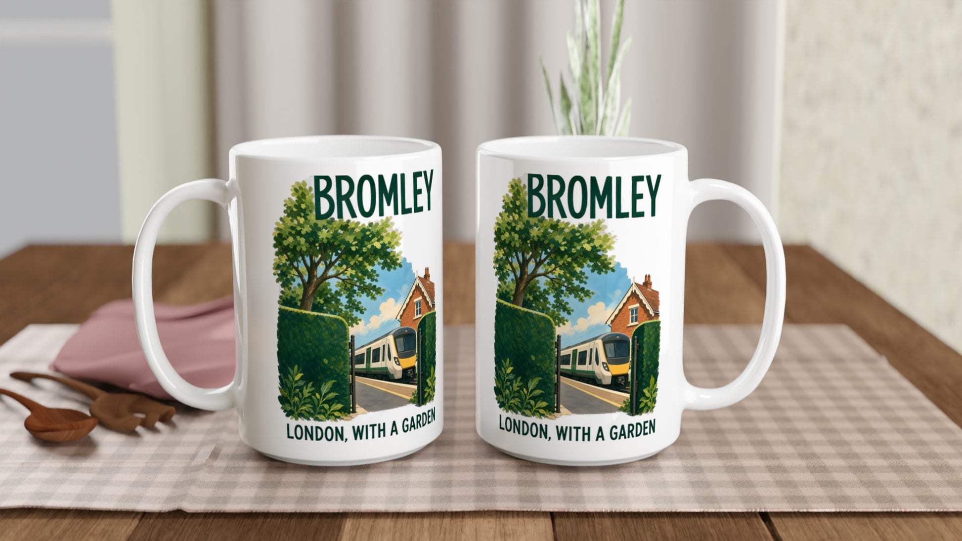 Bromley: London with a Garden Large Mug — product view 5