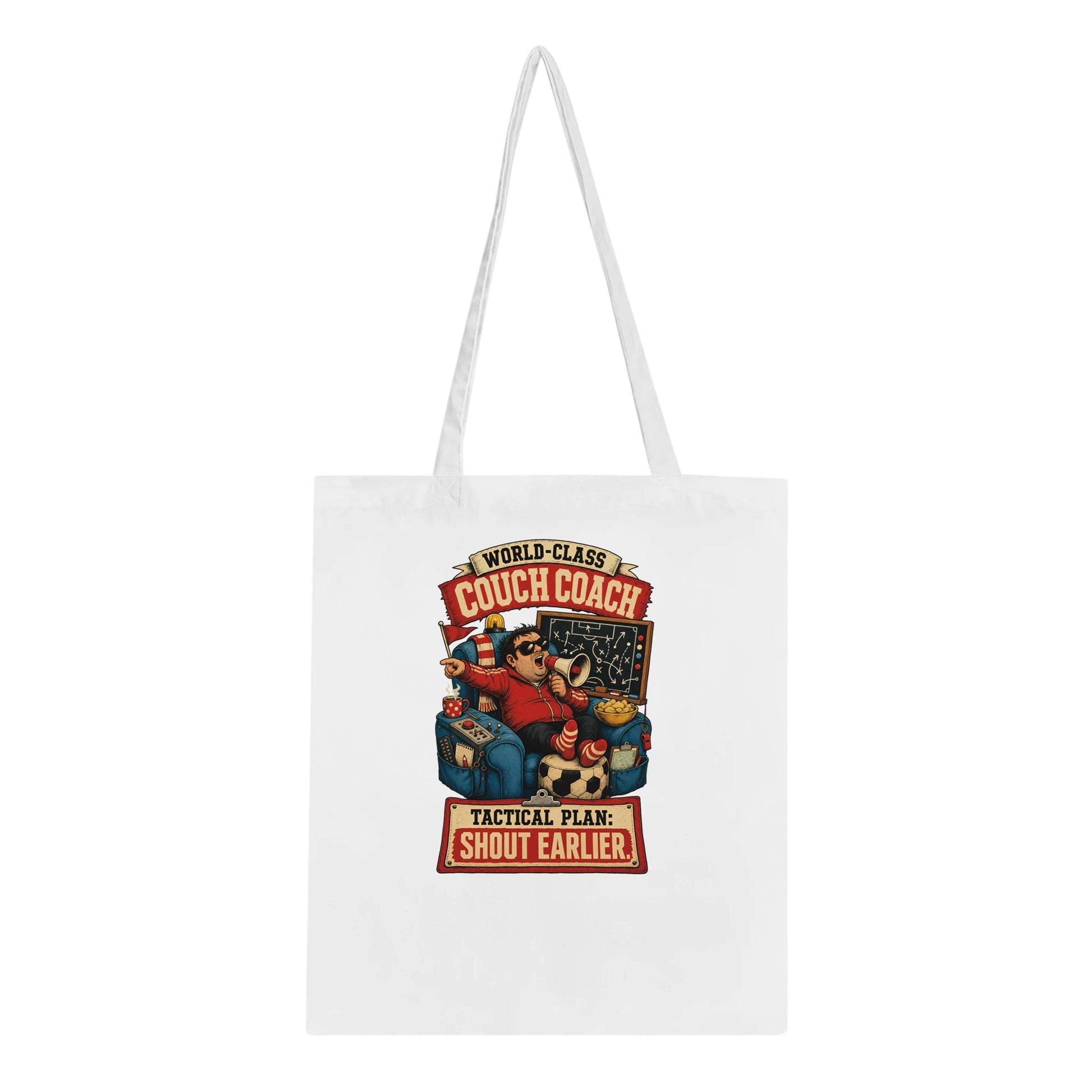 World-Class Couch Coach Tote Bag — product view 1