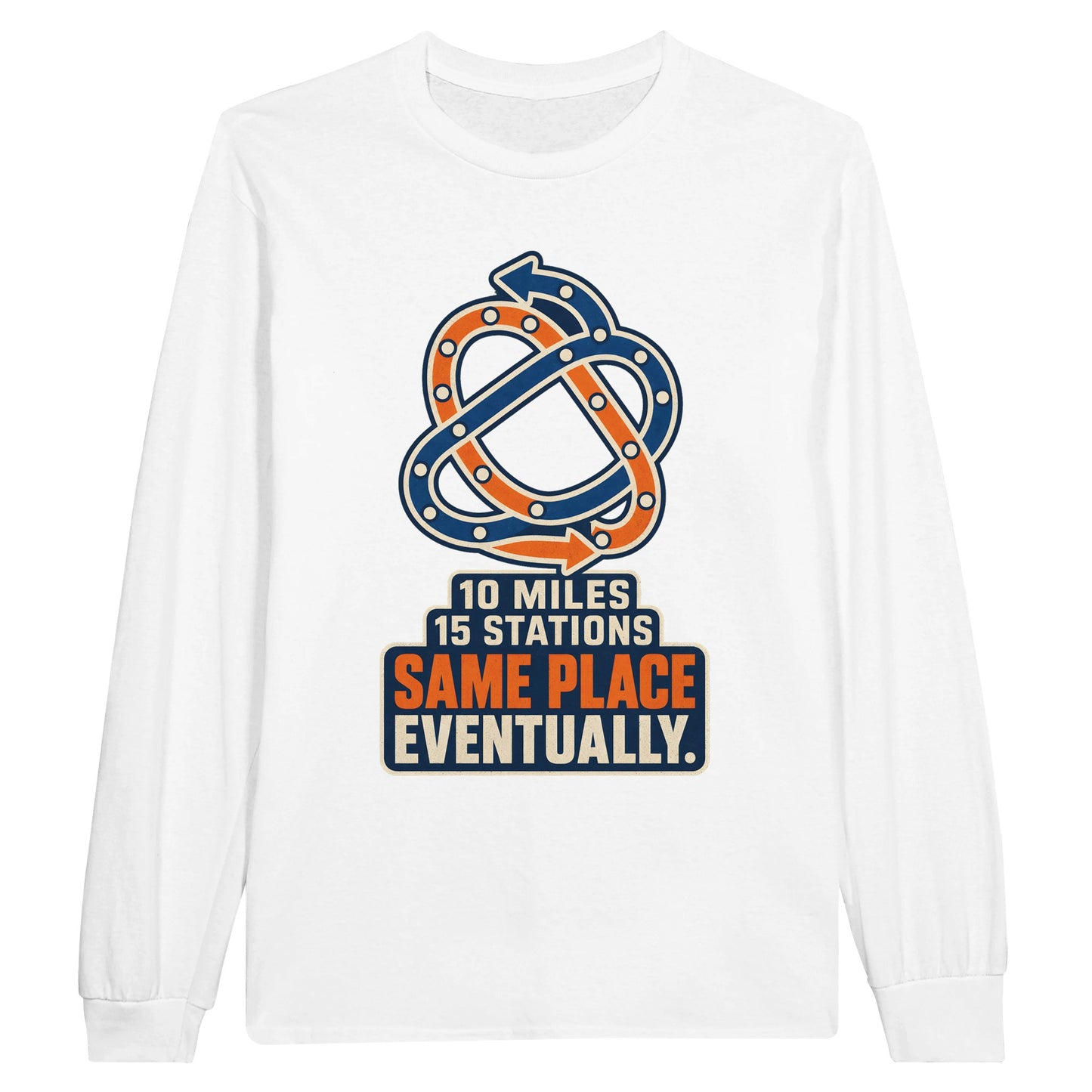 Glasgow Same Place Eventually Long-Sleeve T-shirt — product view 1