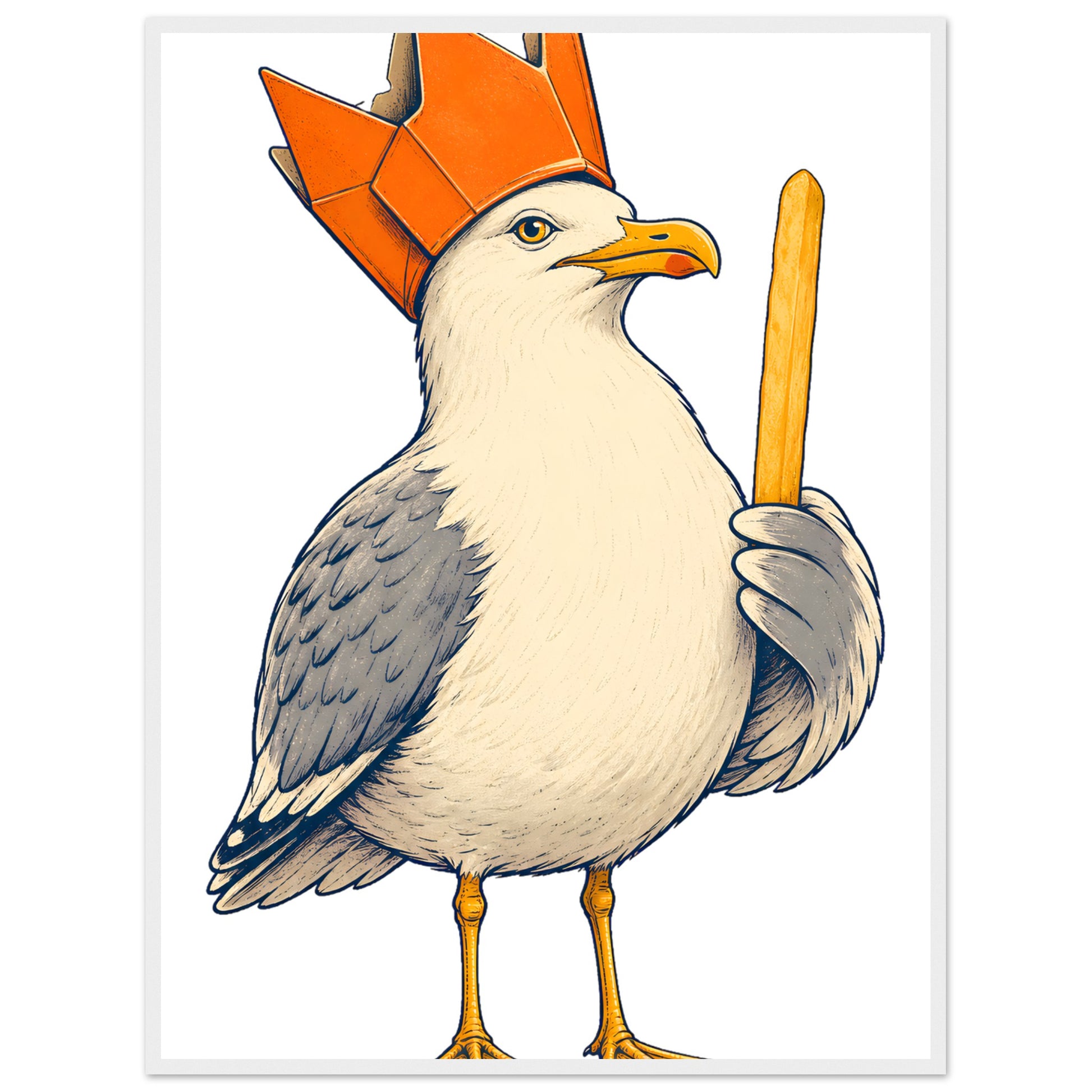 The Chip Crown Gull Framed Wall Art — product view 7