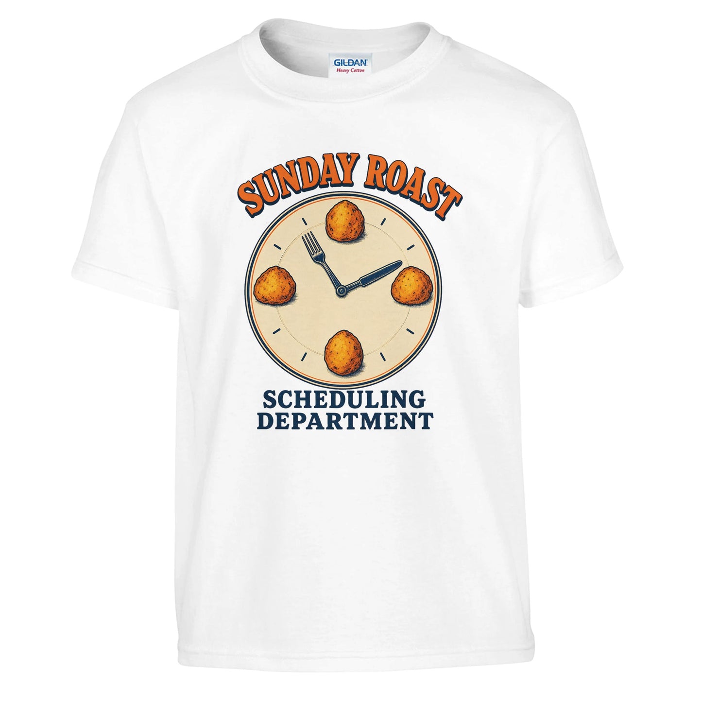 Sunday Roast Scheduling Department Kids' T-shirt — product view 1