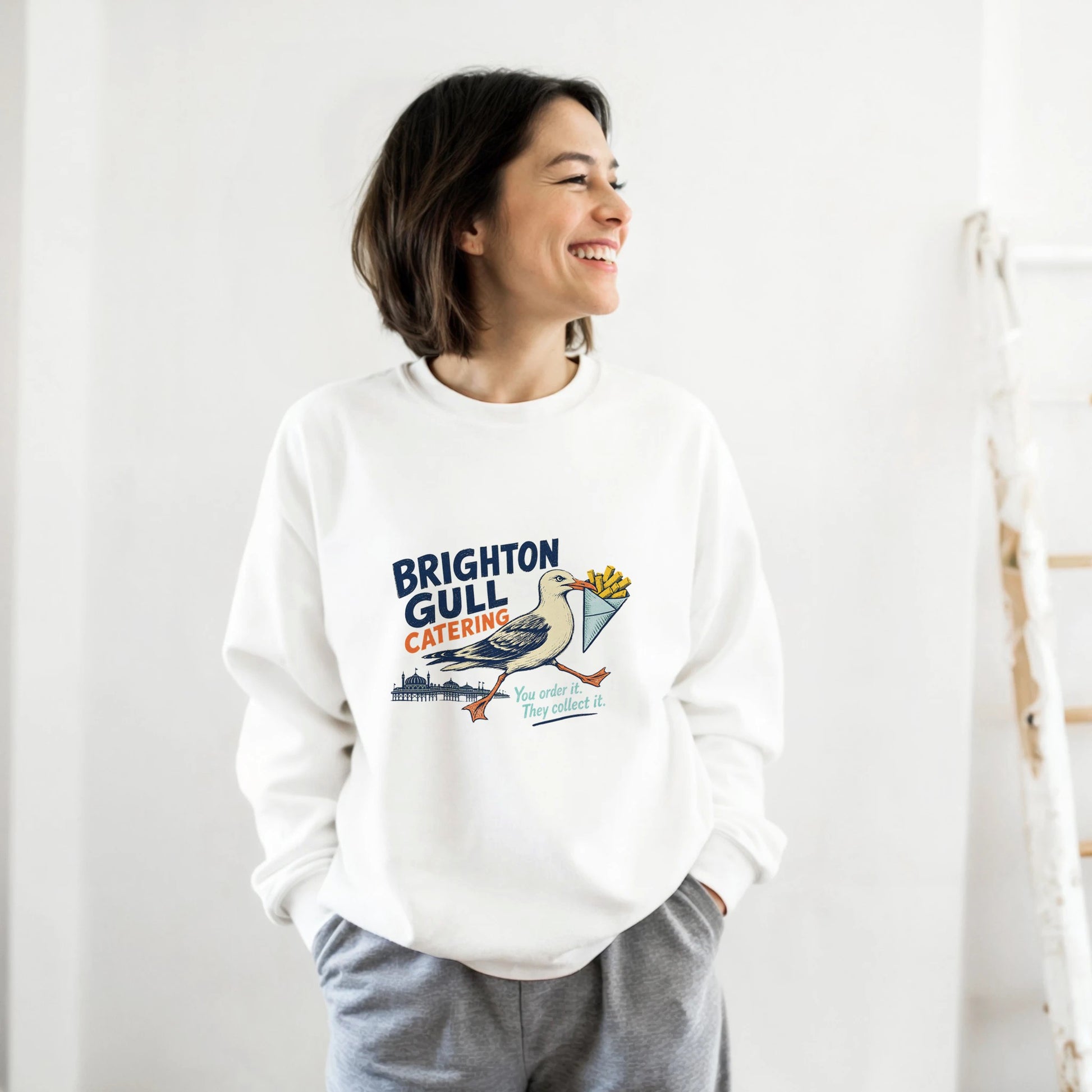 Brighton Gull Catering - You Order It, They Collect It Sweatshirt — product view 4
