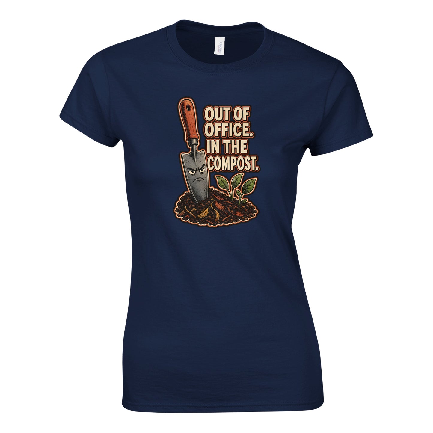 Out of Office, In the Compost Women's T-shirt — product view 10