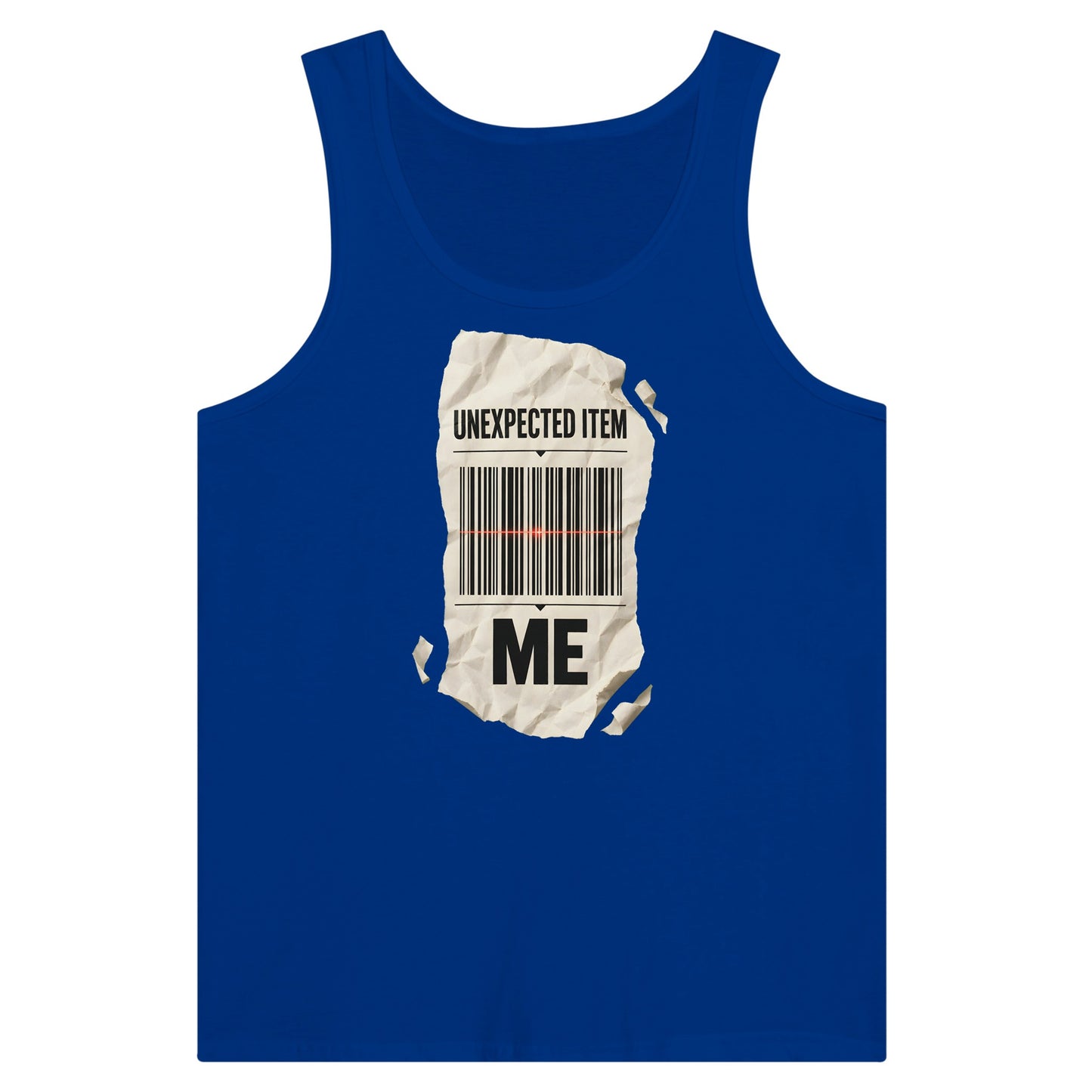 Unexpected Item: Me Premium Unisex Tank Top — product view 3