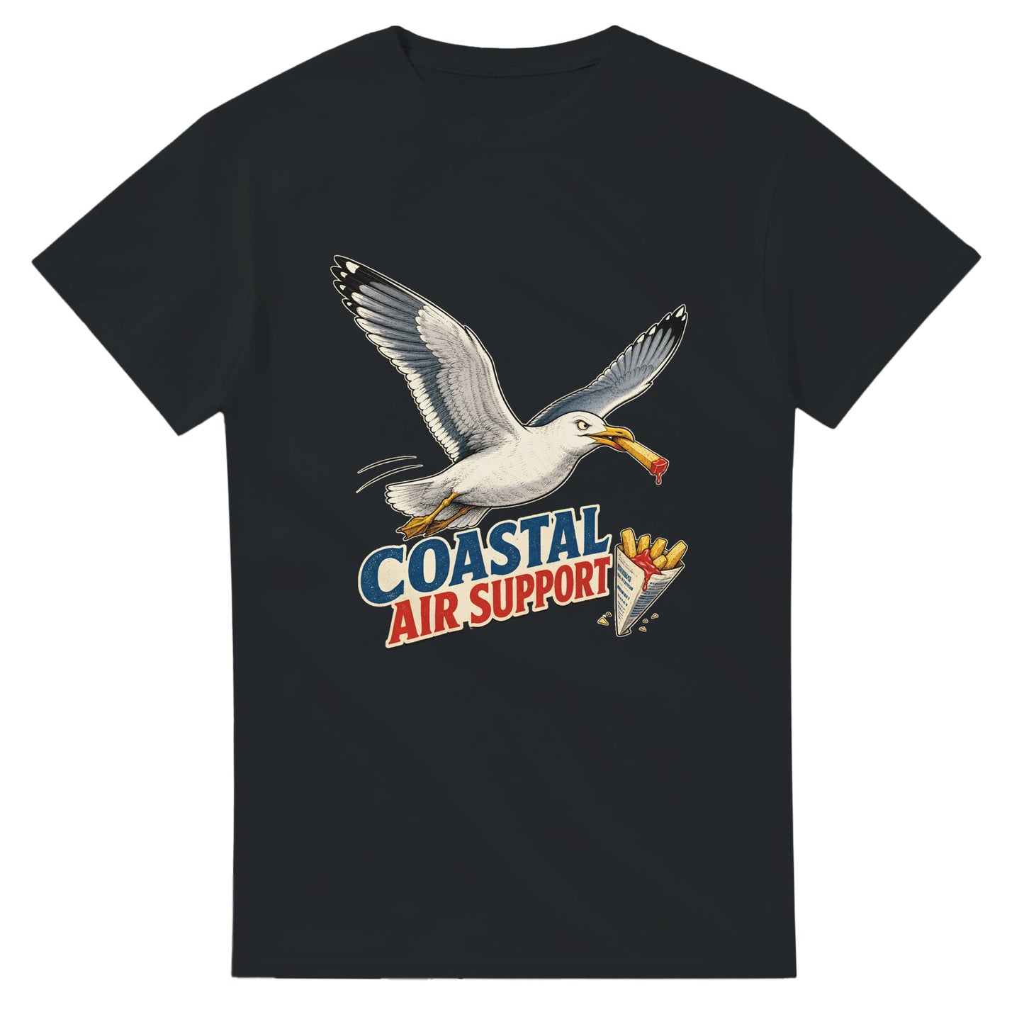 Coastal Air Support Seagull Graphic T-shirt — product view 10