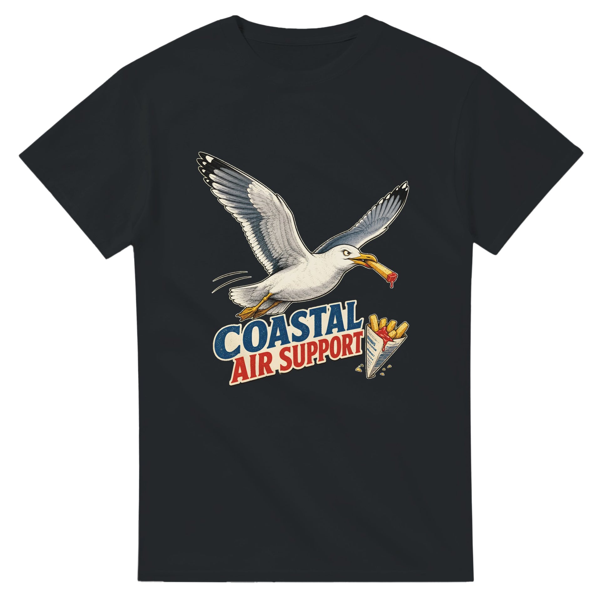 Coastal Air Support Seagull Graphic T-shirt — product view 10