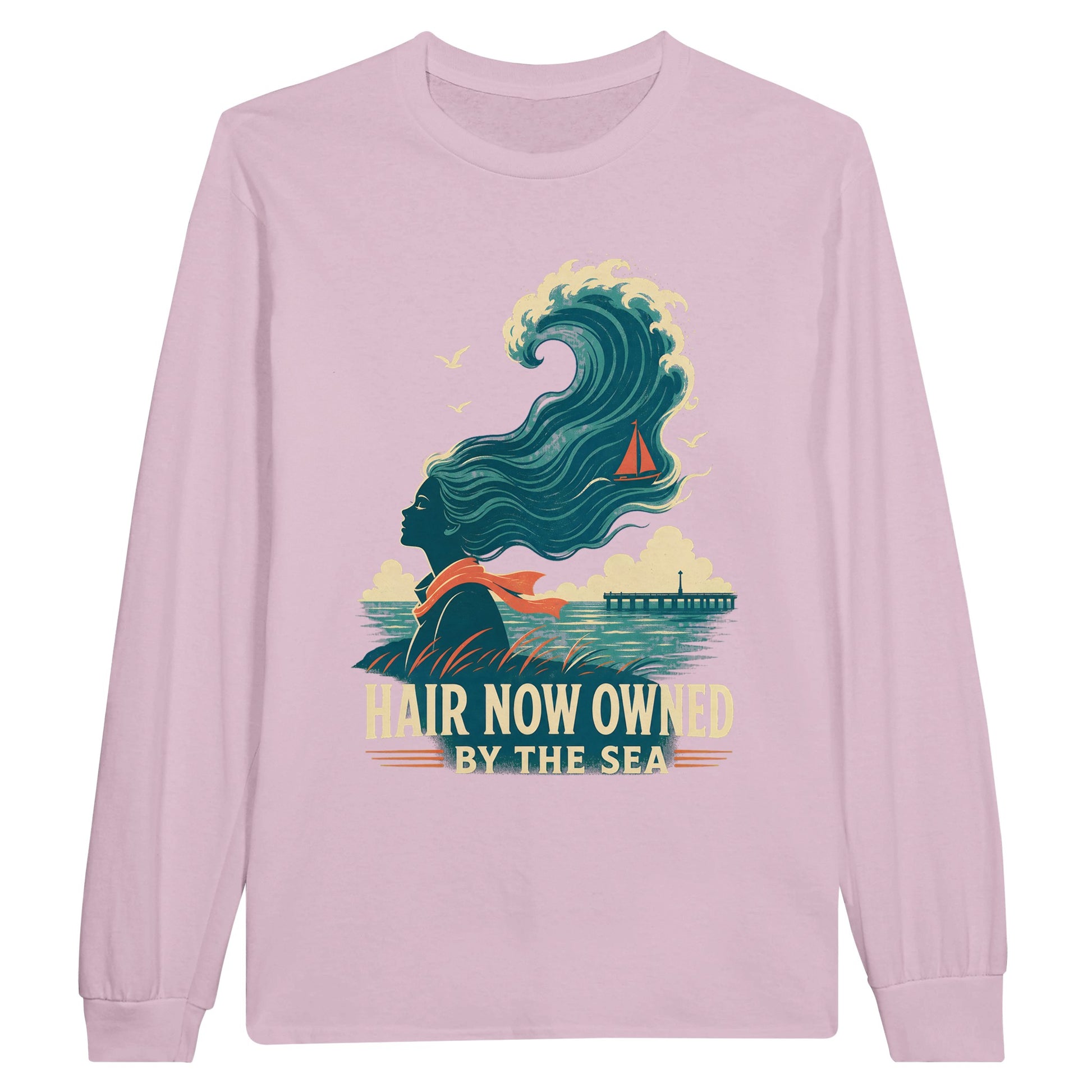 Hair Now Owned by the Sea Long-Sleeve T-shirt — product view 6