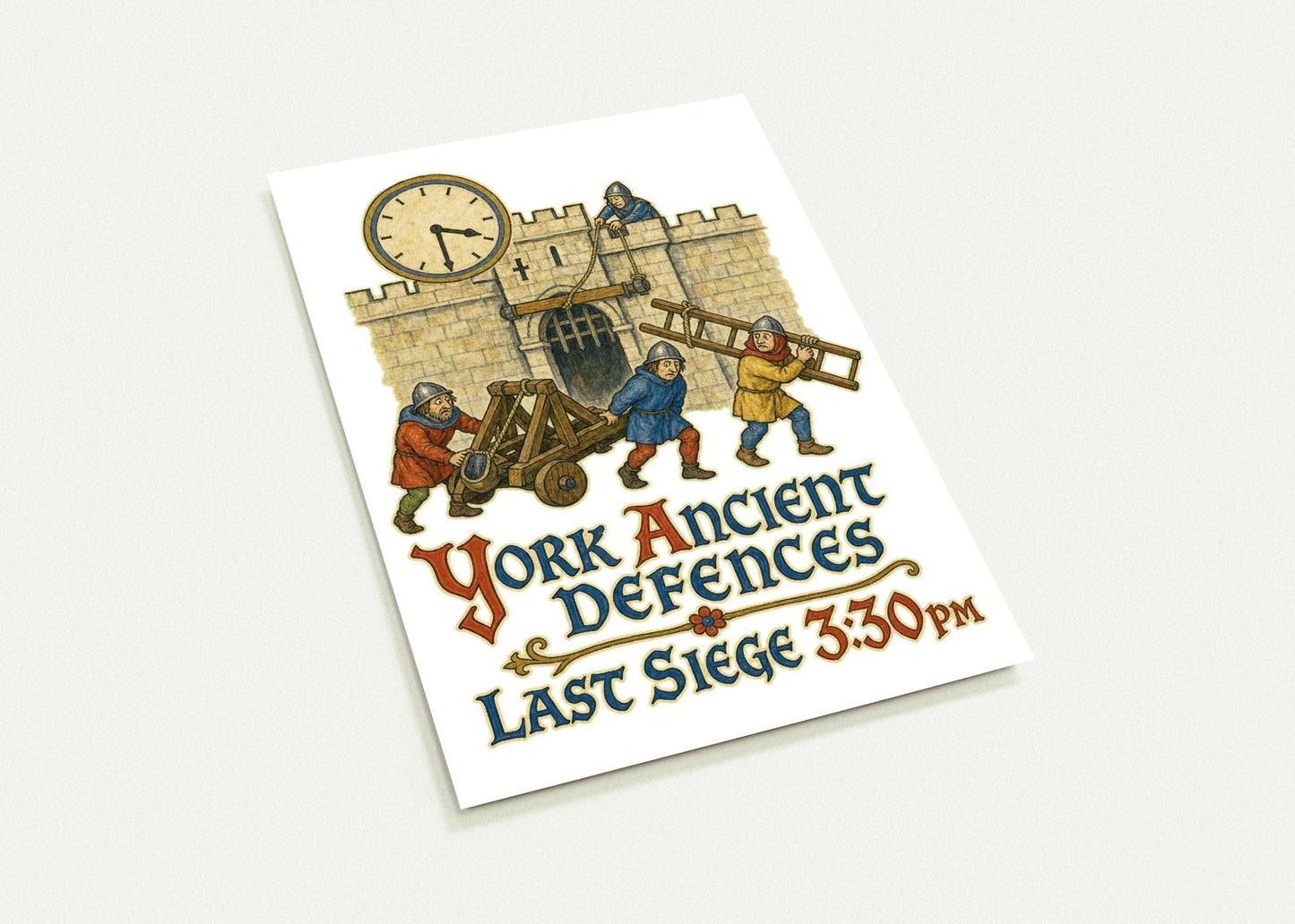 York Ancient Defences – Last Siege 3:30pm Postcard Pack — product view 3