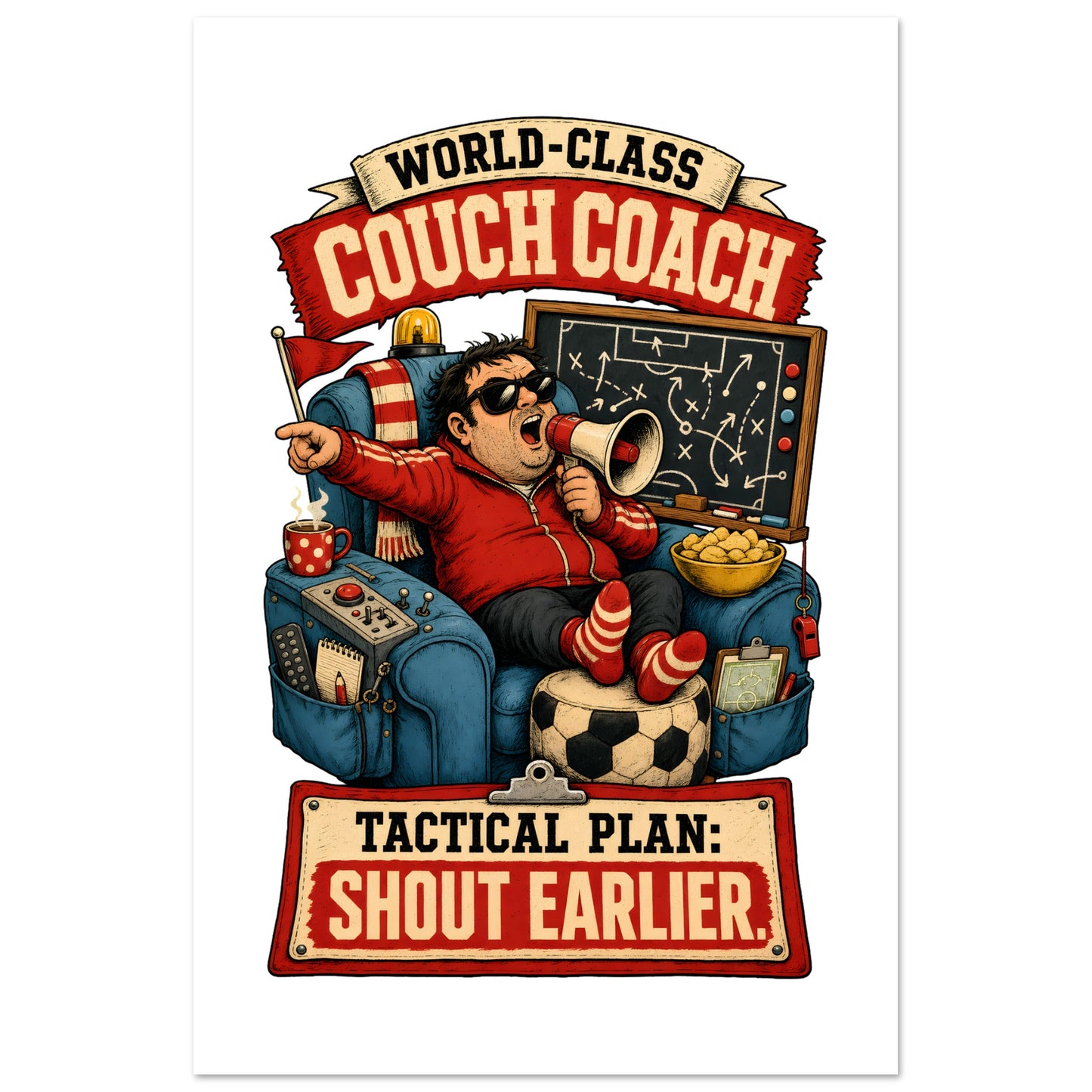 World-Class Couch Coach Poster — product view 6