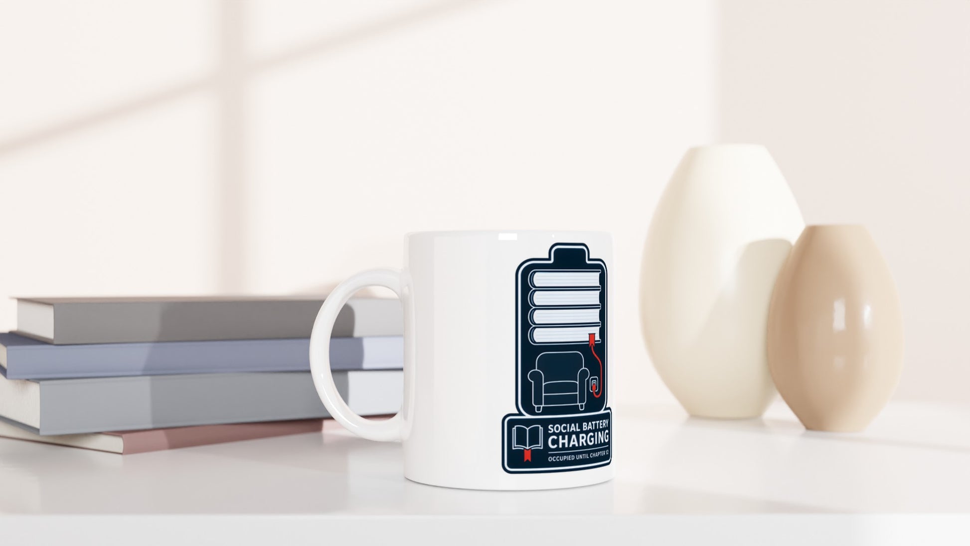 Social Battery Charging Mug — product view 5
