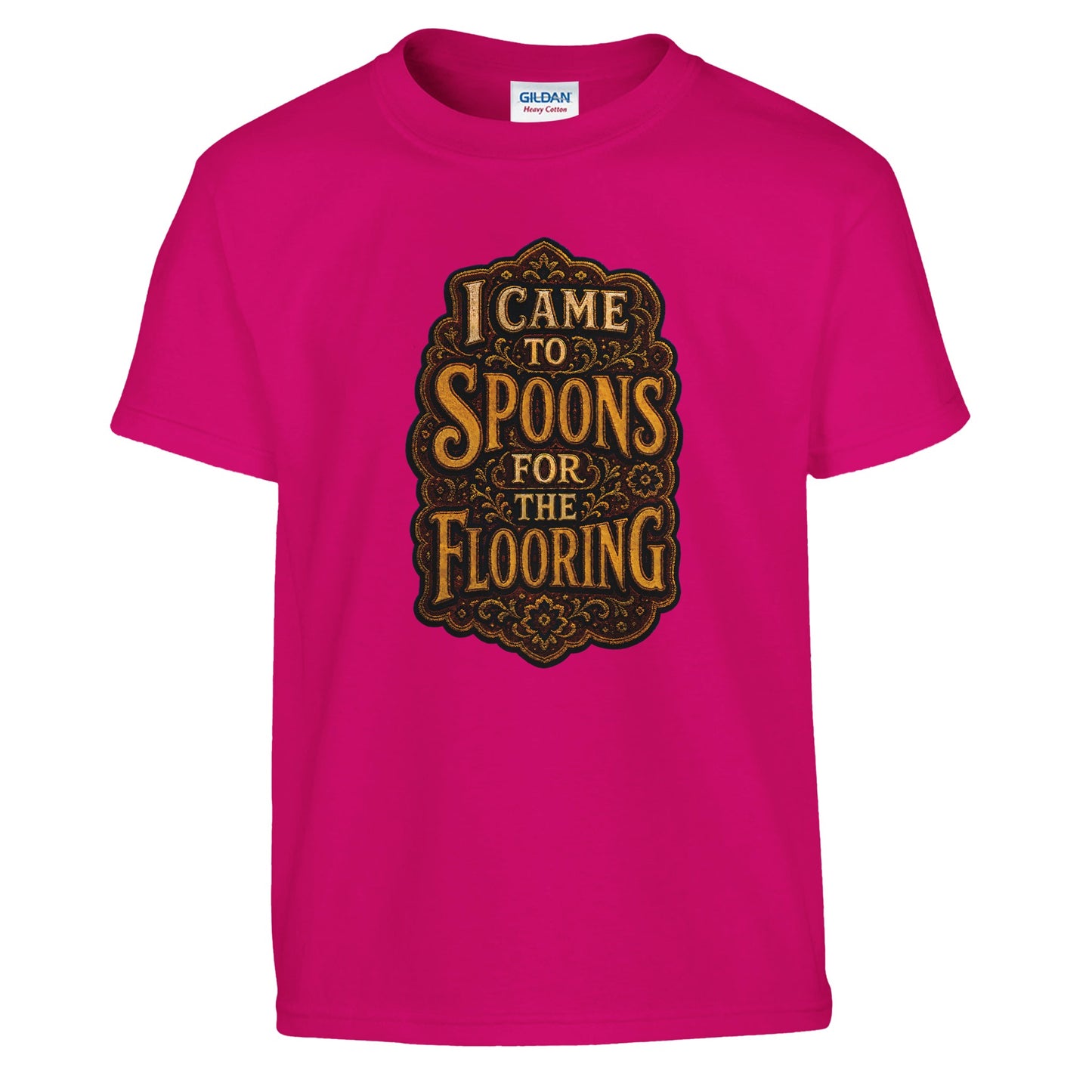 I Came to Spoons for the Flooring Kids' T-shirt — product view 11