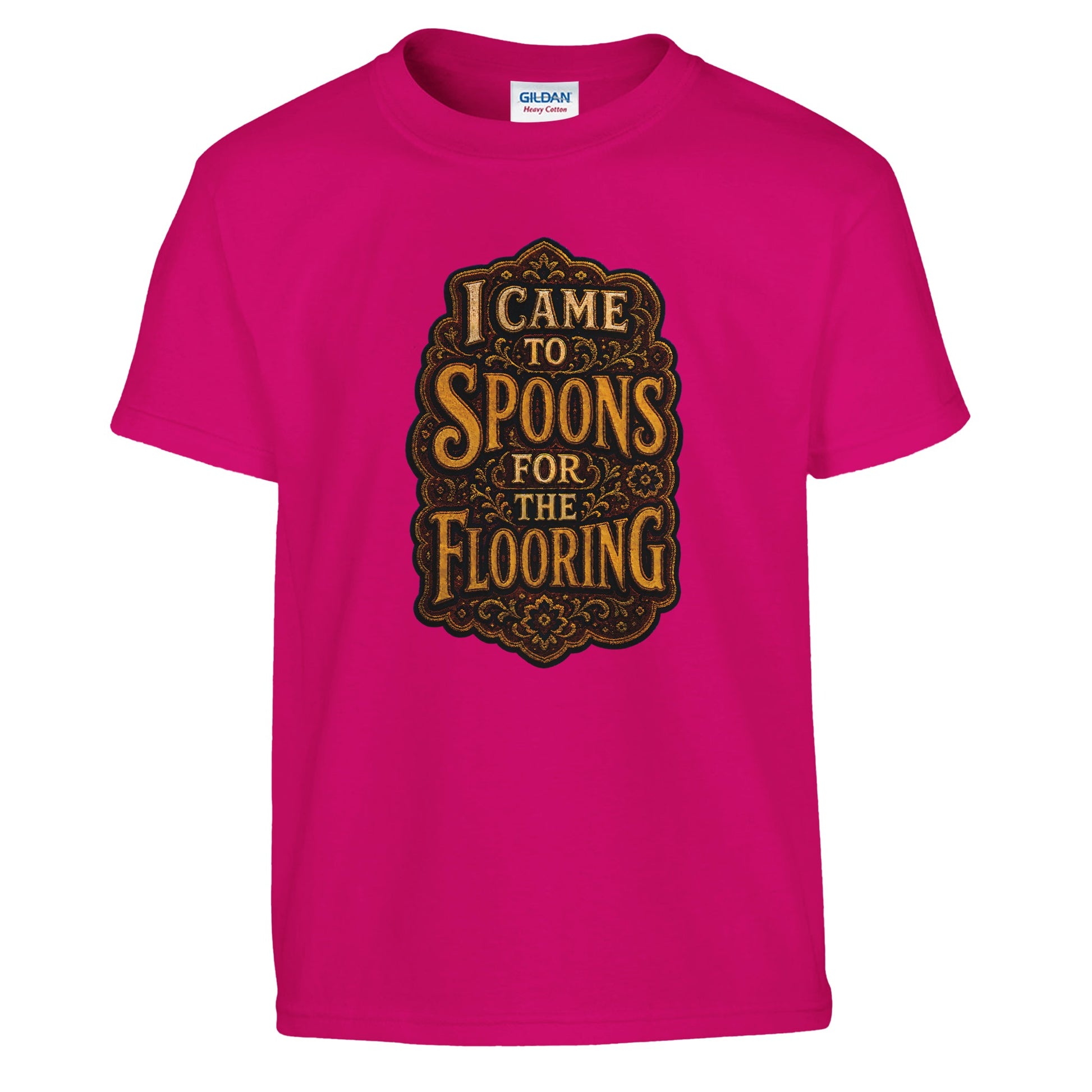 I Came to Spoons for the Flooring Kids' T-shirt — product view 11