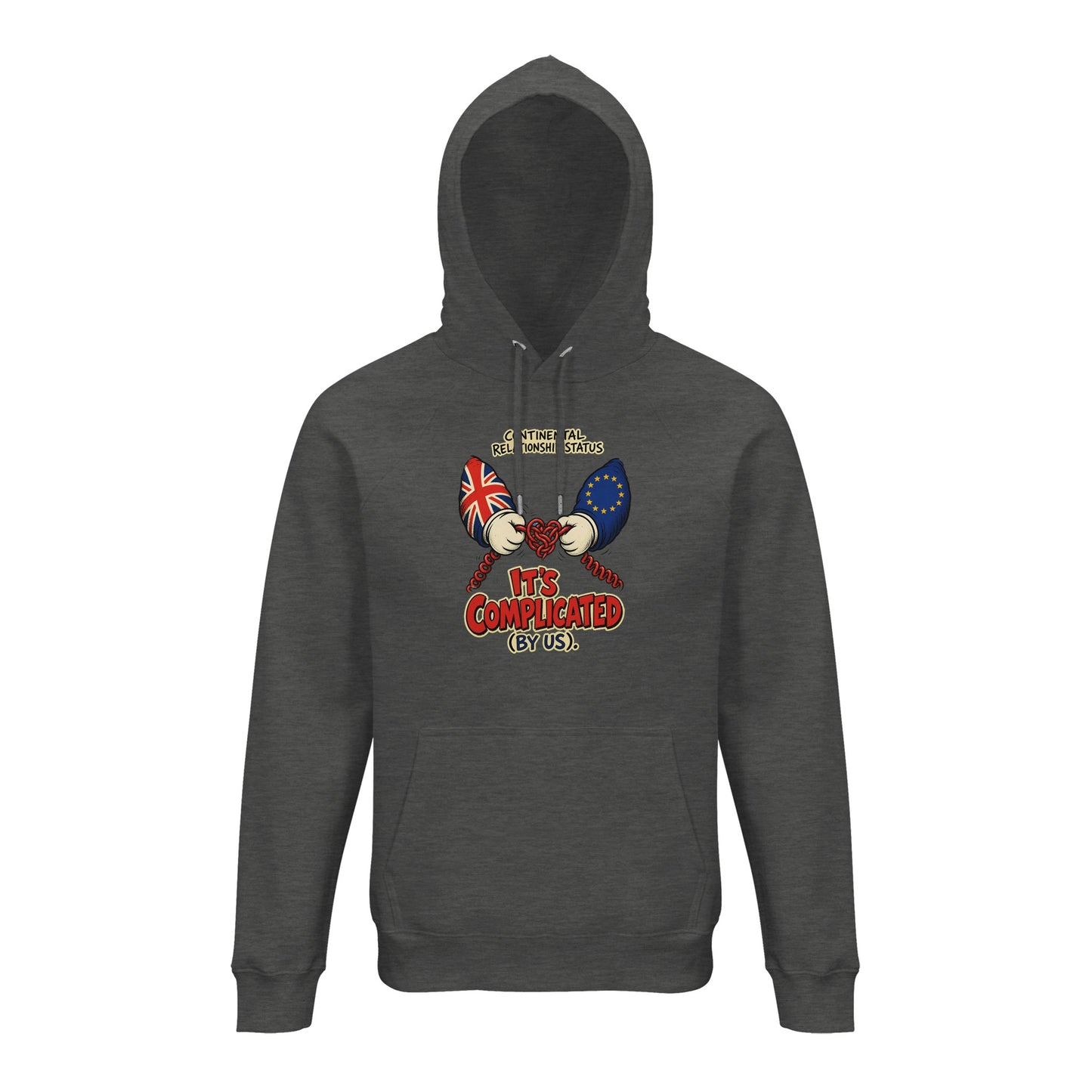 It's Complicated (By Us) UK–EU 1990s Cartoon Hoodie — product view 10