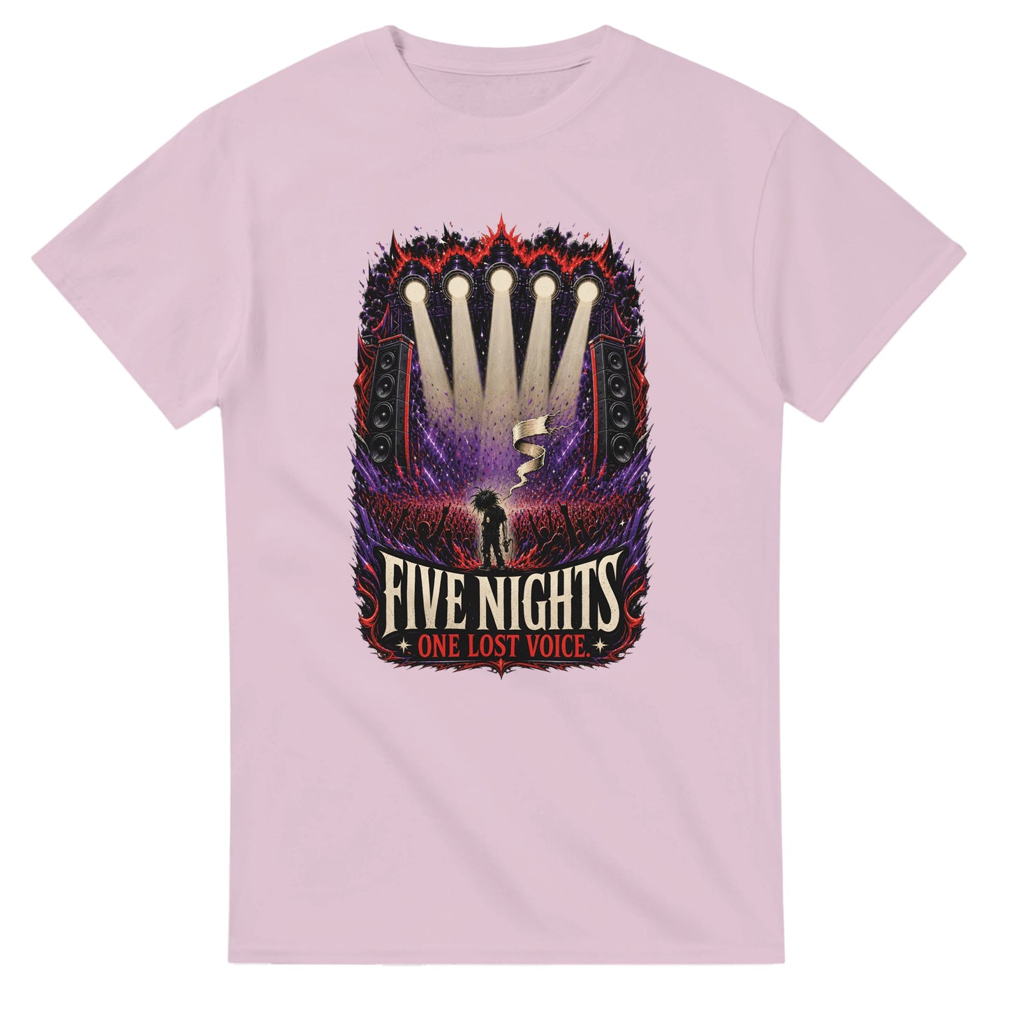 Five Nights, One Lost Voice T-shirt — product view 4