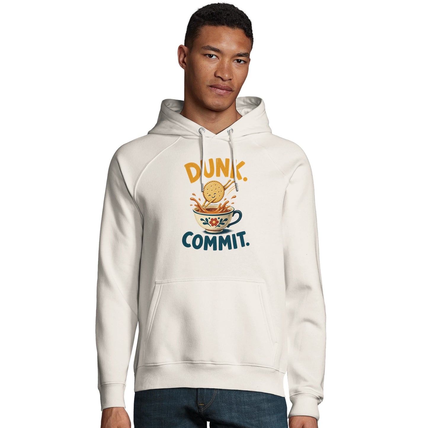 Dunk. Commit. Tea Biscuit Graphic Hoodie — product view 6