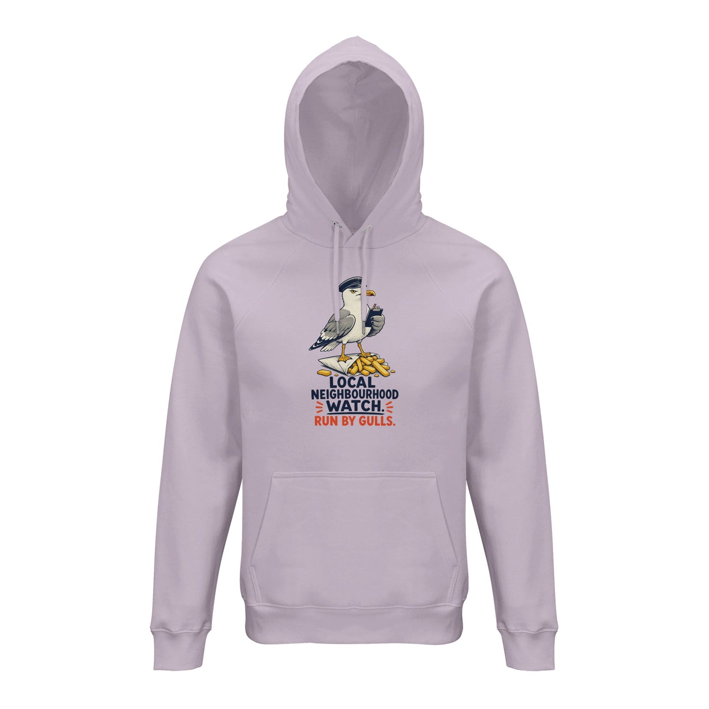 Local Neighbourhood Watch: Run by Gulls Hoodie — product view 12