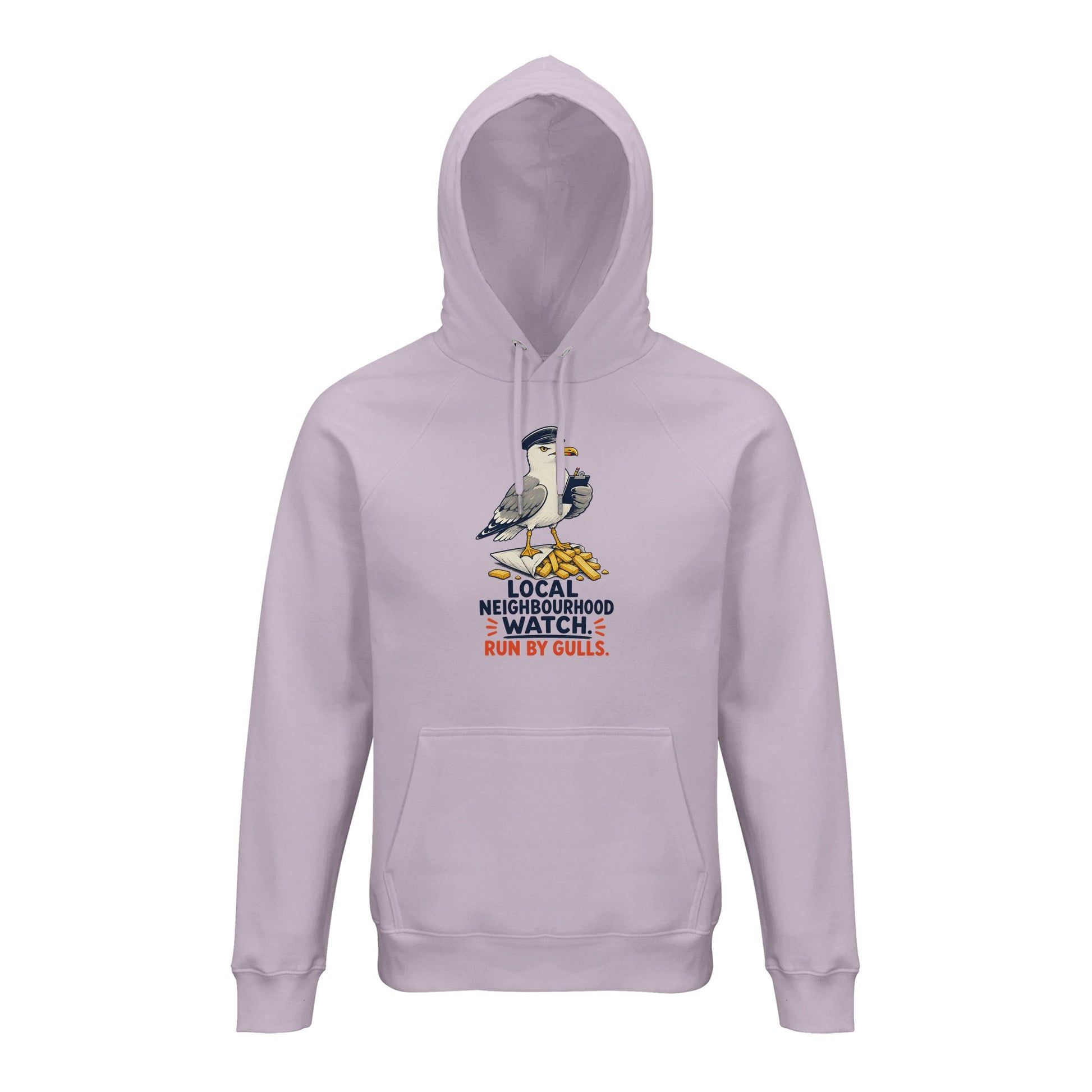Local Neighbourhood Watch: Run by Gulls Hoodie — product view 12