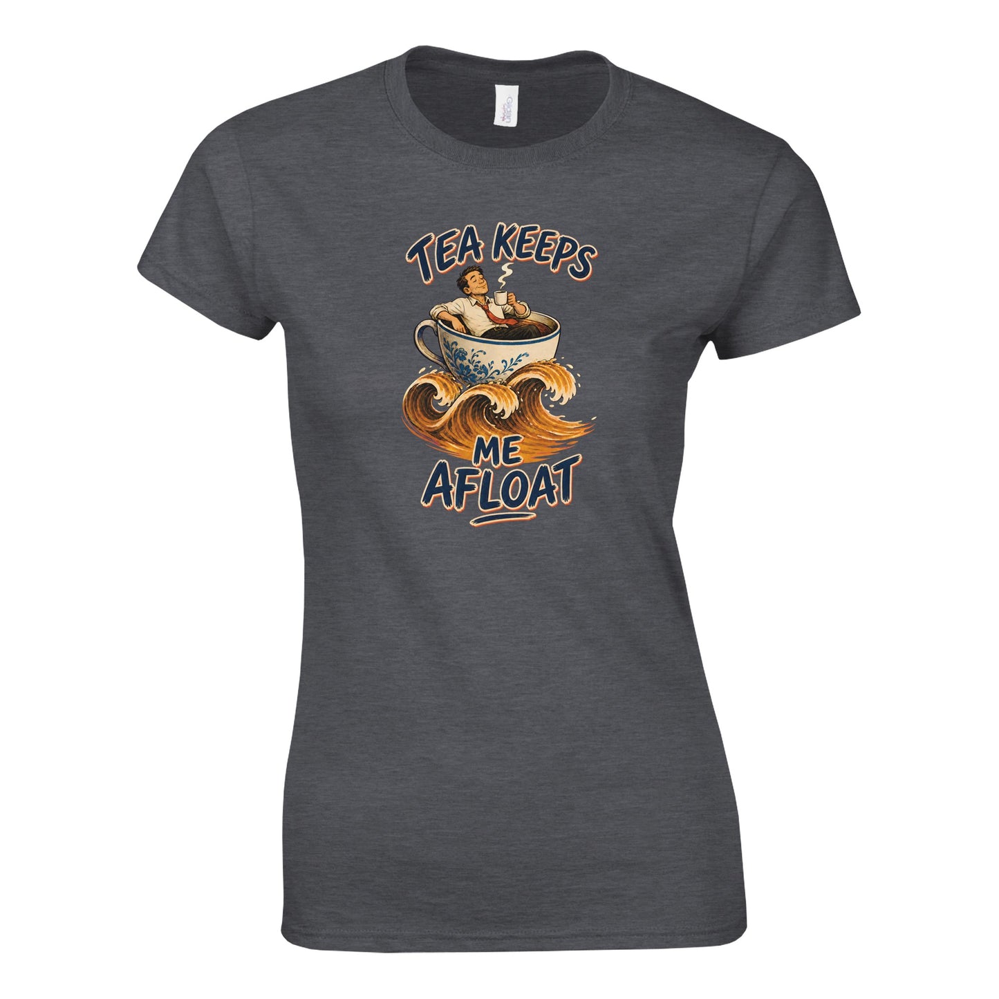 Tea Keeps Me Afloat Women's T-shirt — product view 11