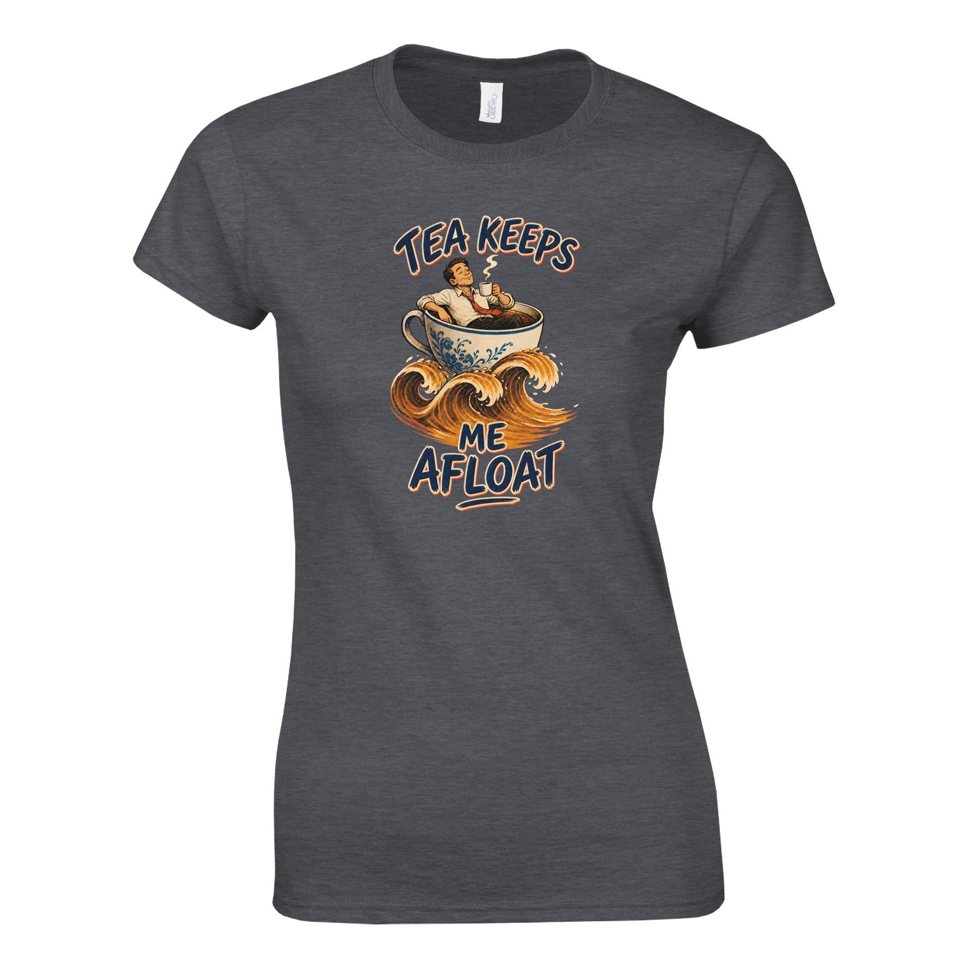 Tea Keeps Me Afloat Women's T-shirt — product view 11