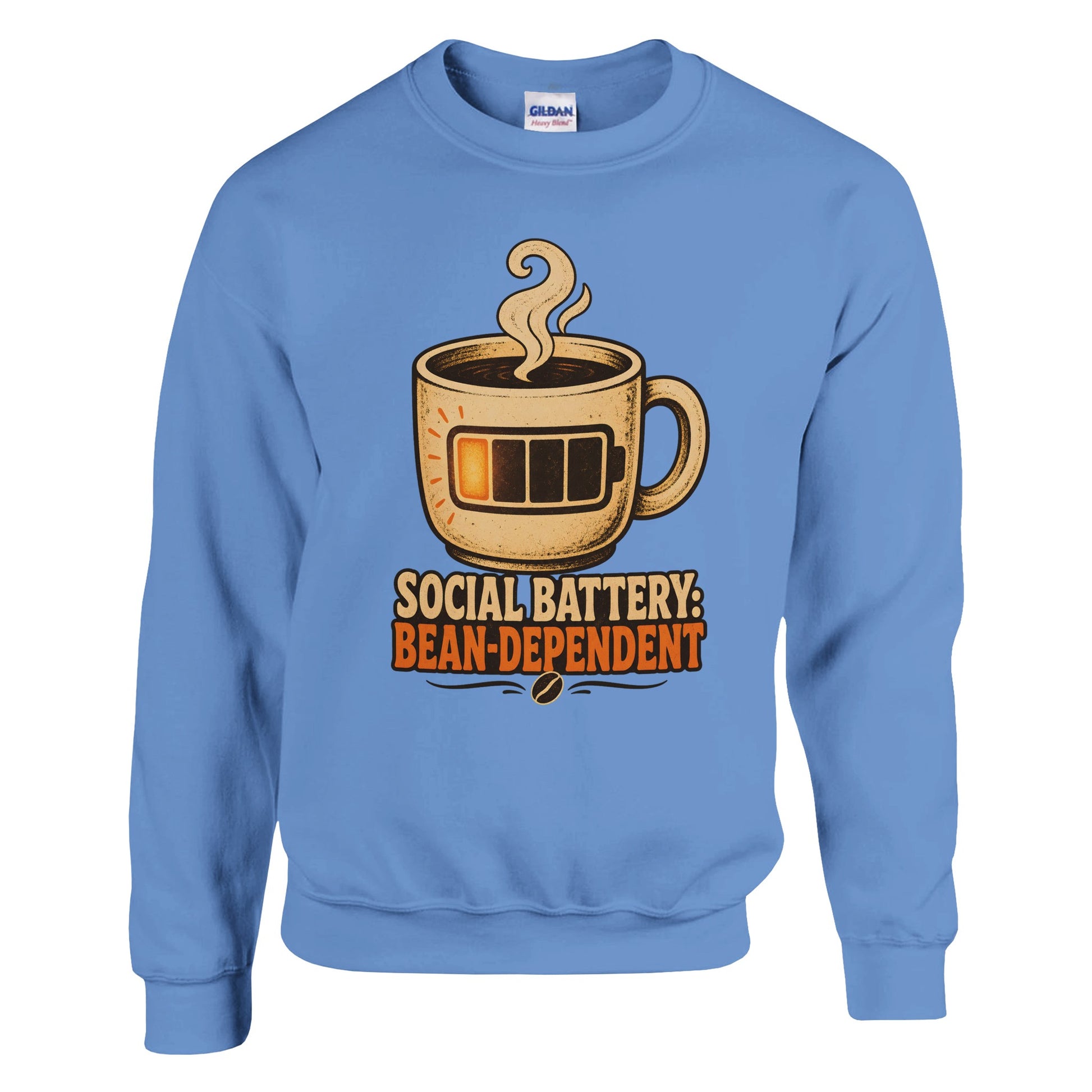 Social Battery: Bean-Dependent Graphic Sweatshirt — product view 7