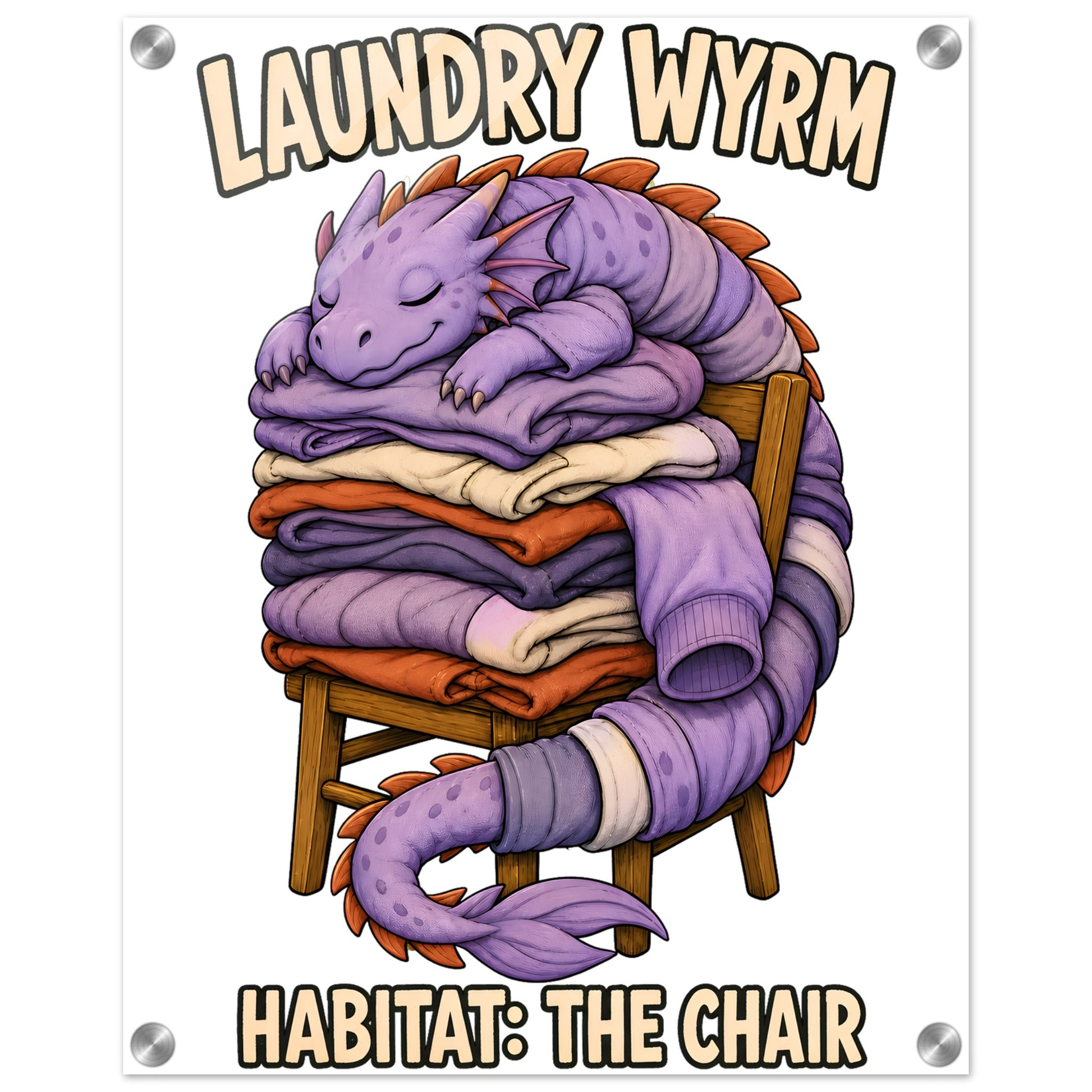 Laundry Wyrm – Habitat: The Chair Acrylic Print — product view 2