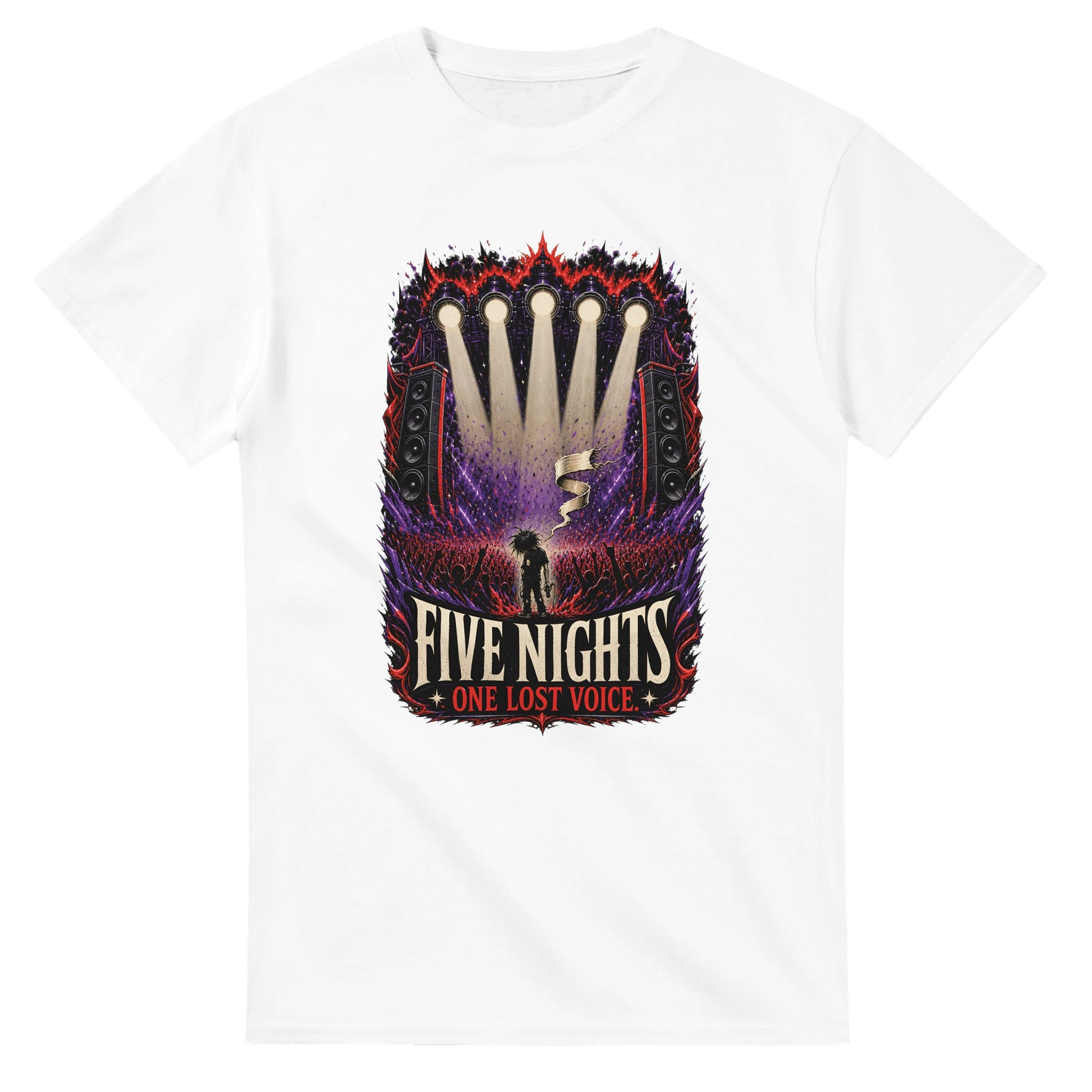 Five Nights, One Lost Voice T-shirt — product view 1