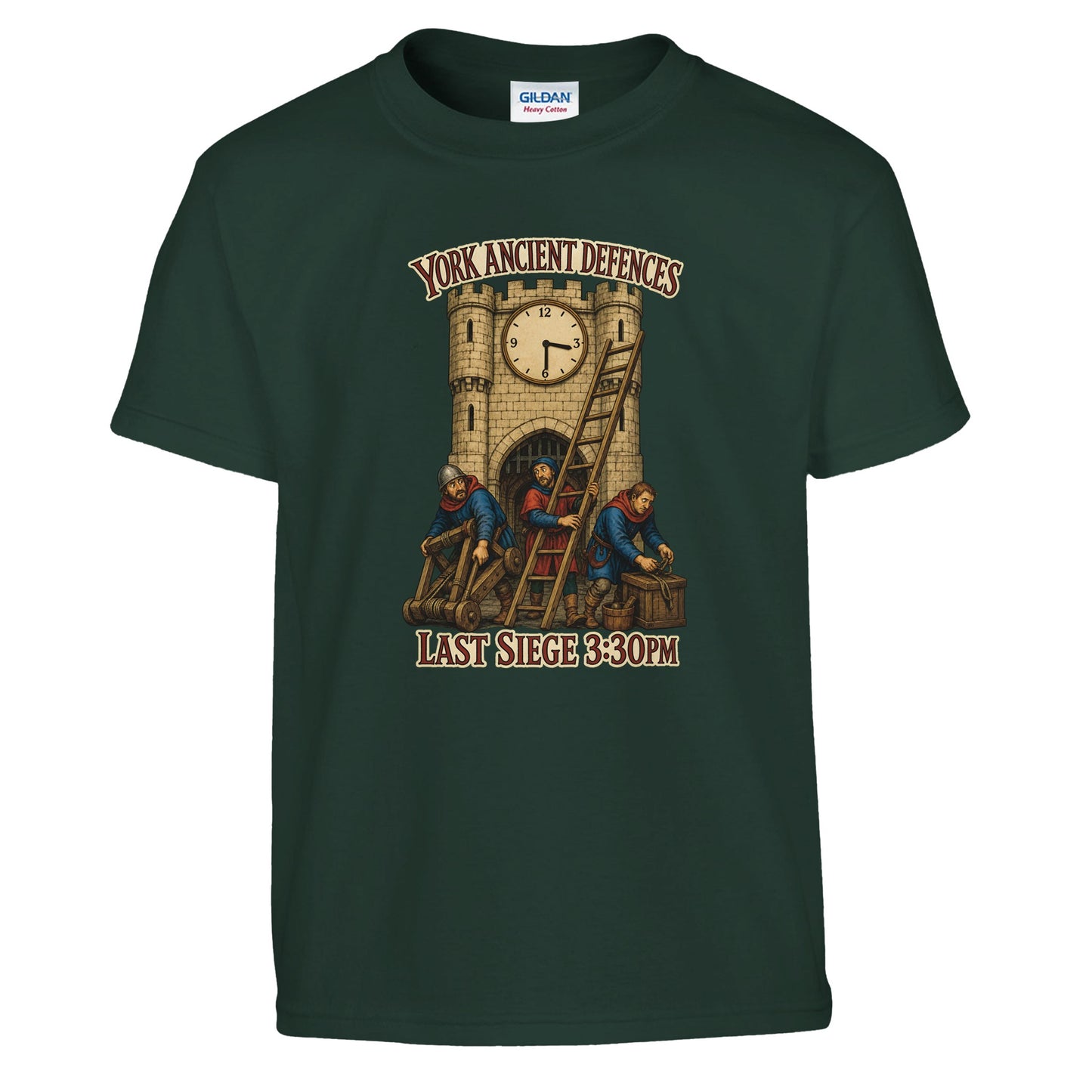 York Ancient Defences – Last Siege 3:30pm Kids' T-shirt — product view 13