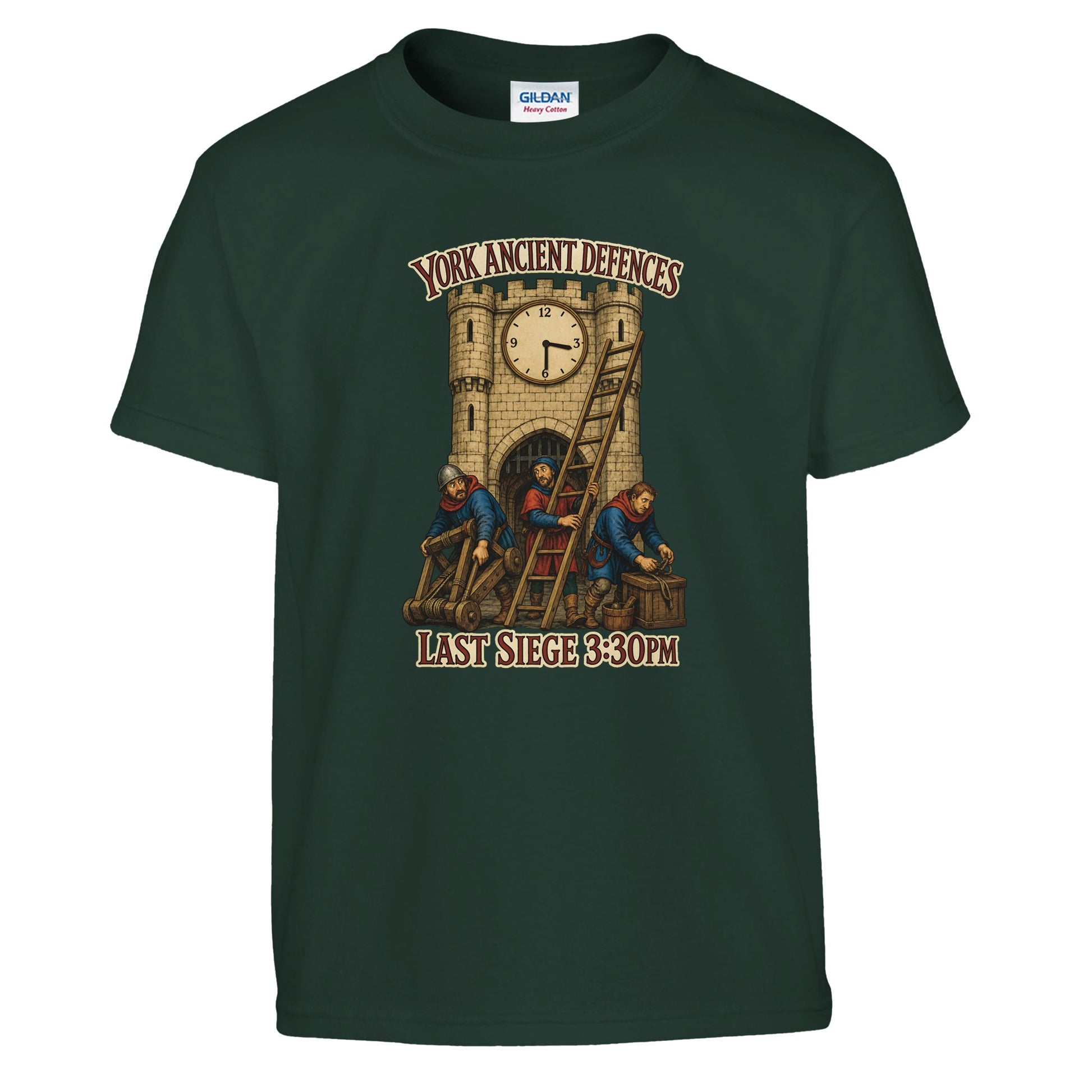 York Ancient Defences – Last Siege 3:30pm Kids' T-shirt — product view 13