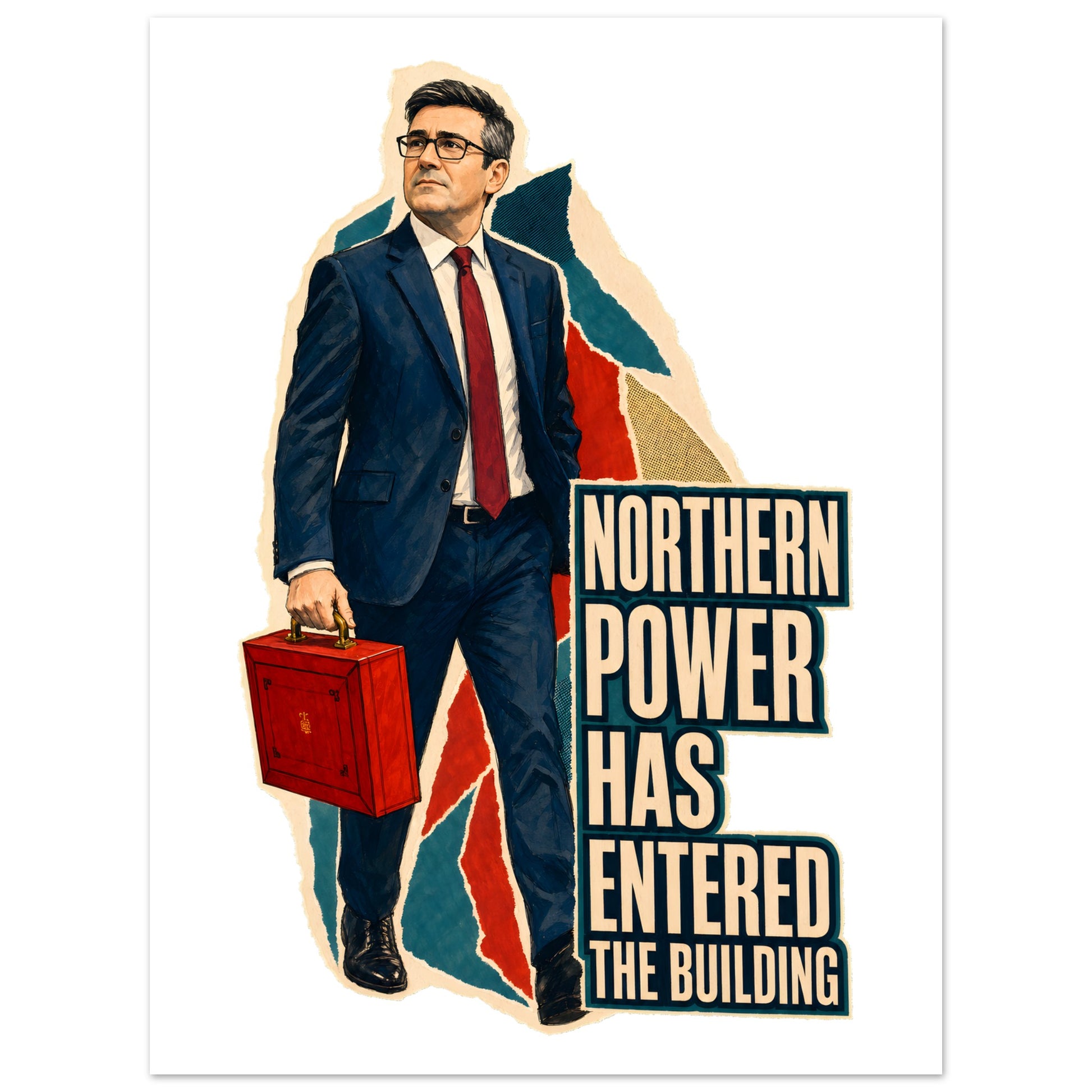 Northern Power Has Entered the Building Tote Bag Poster — product view 5