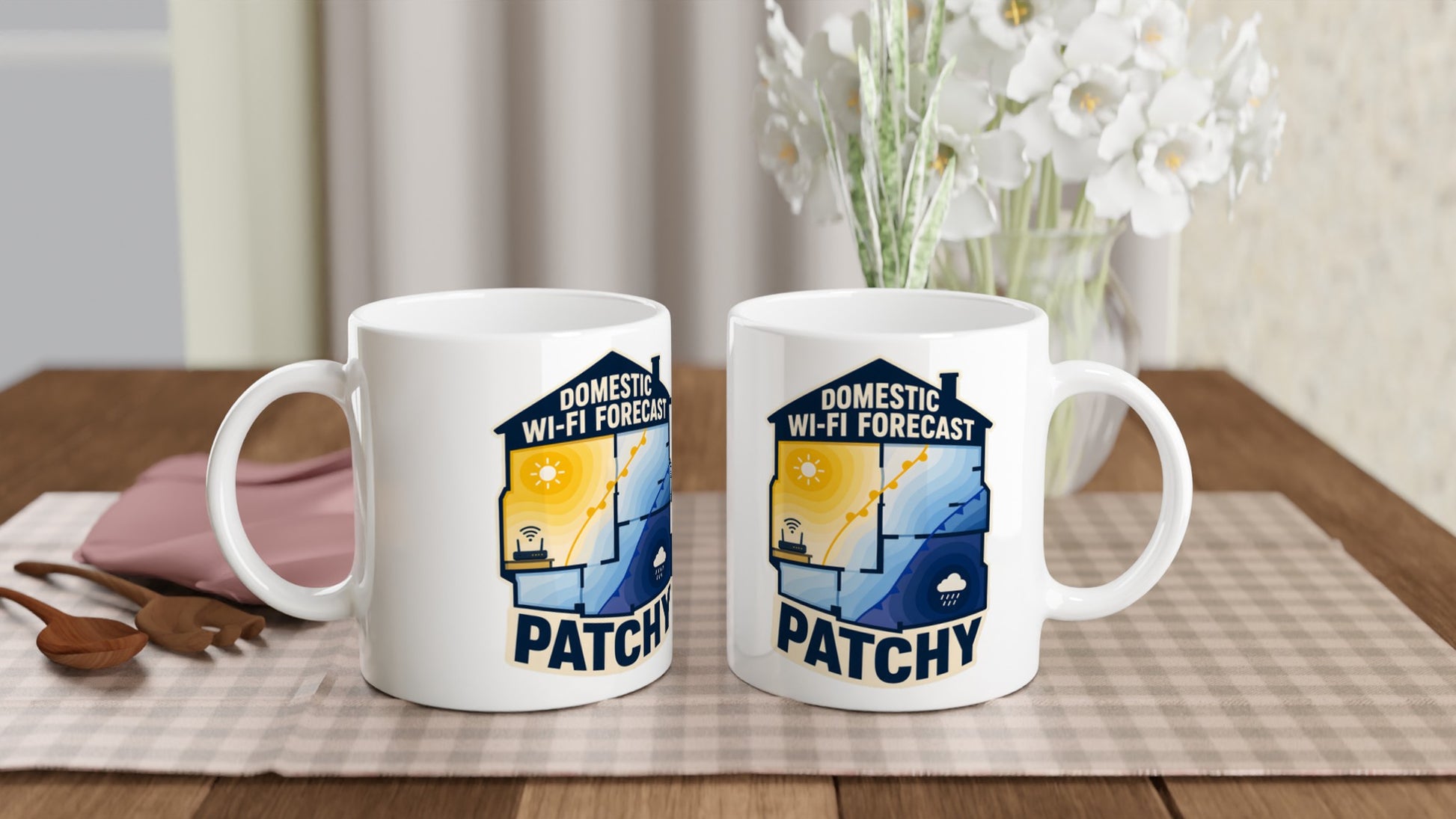 Domestic Wi-Fi Forecast Patchy Mug — product view 4