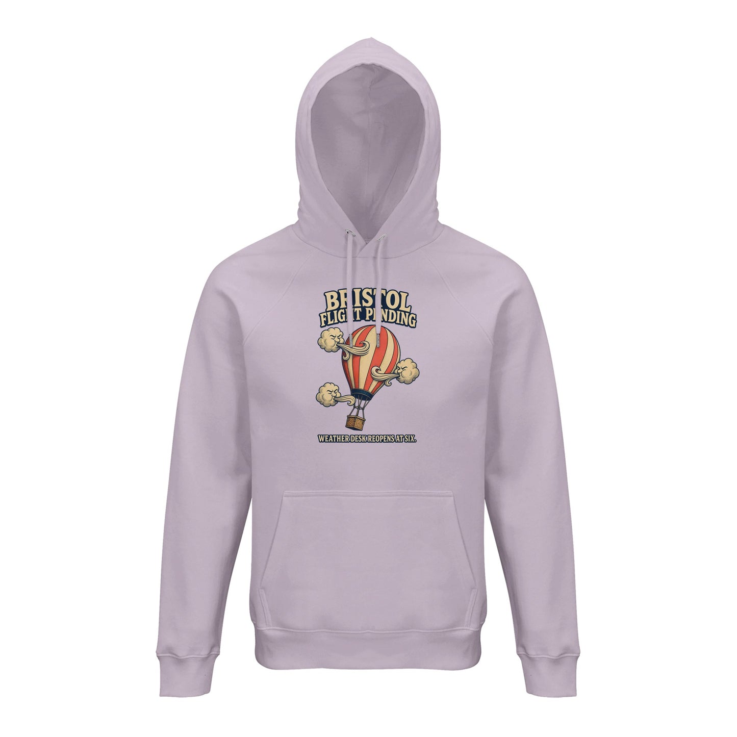 Bristol Flight Pending – Weather Desk Hoodie — product view 12