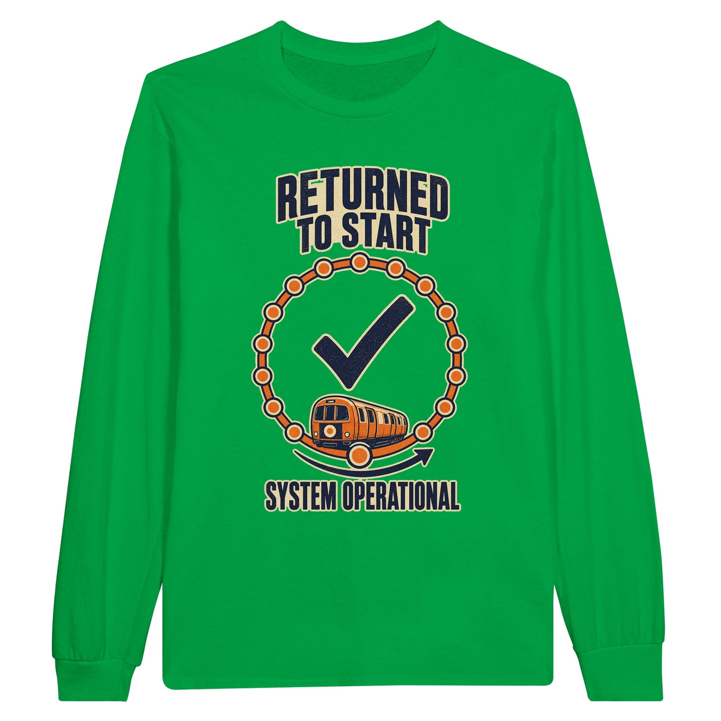 Glasgow Subway: System Operational Long-Sleeve T-shirt — product view 12