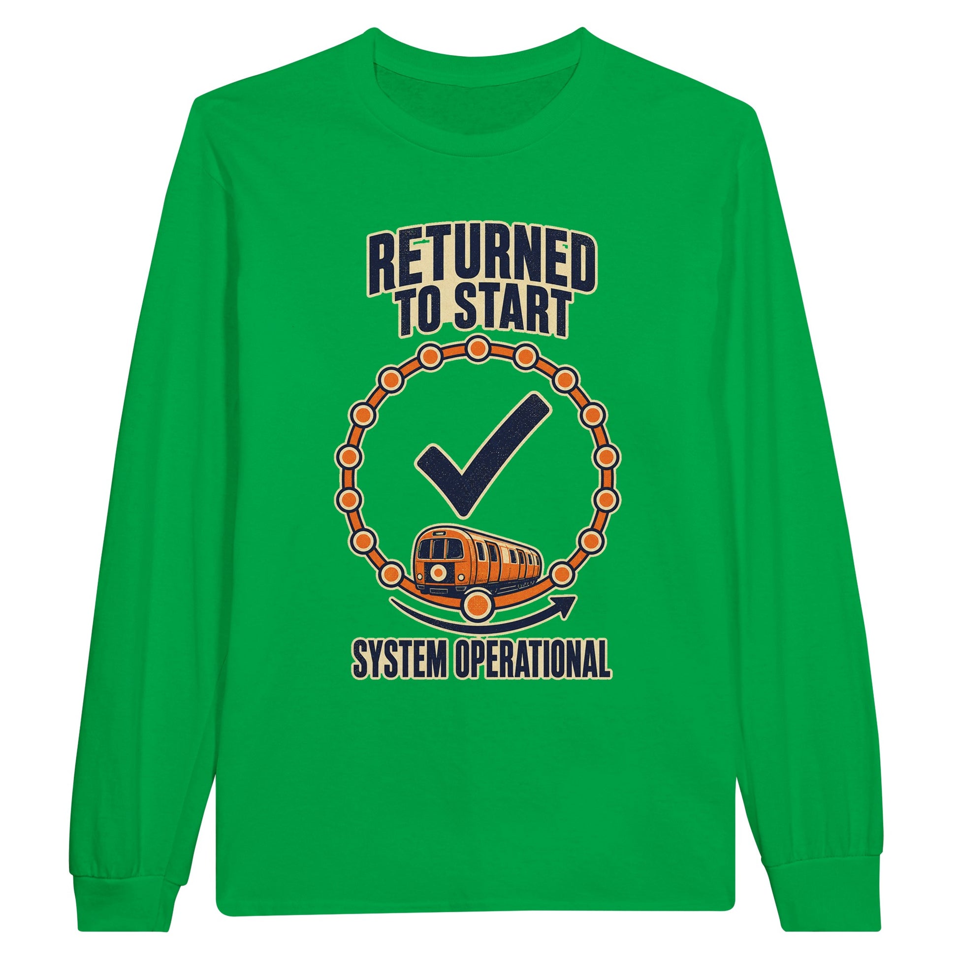 Glasgow Subway: System Operational Long-Sleeve T-shirt — product view 12