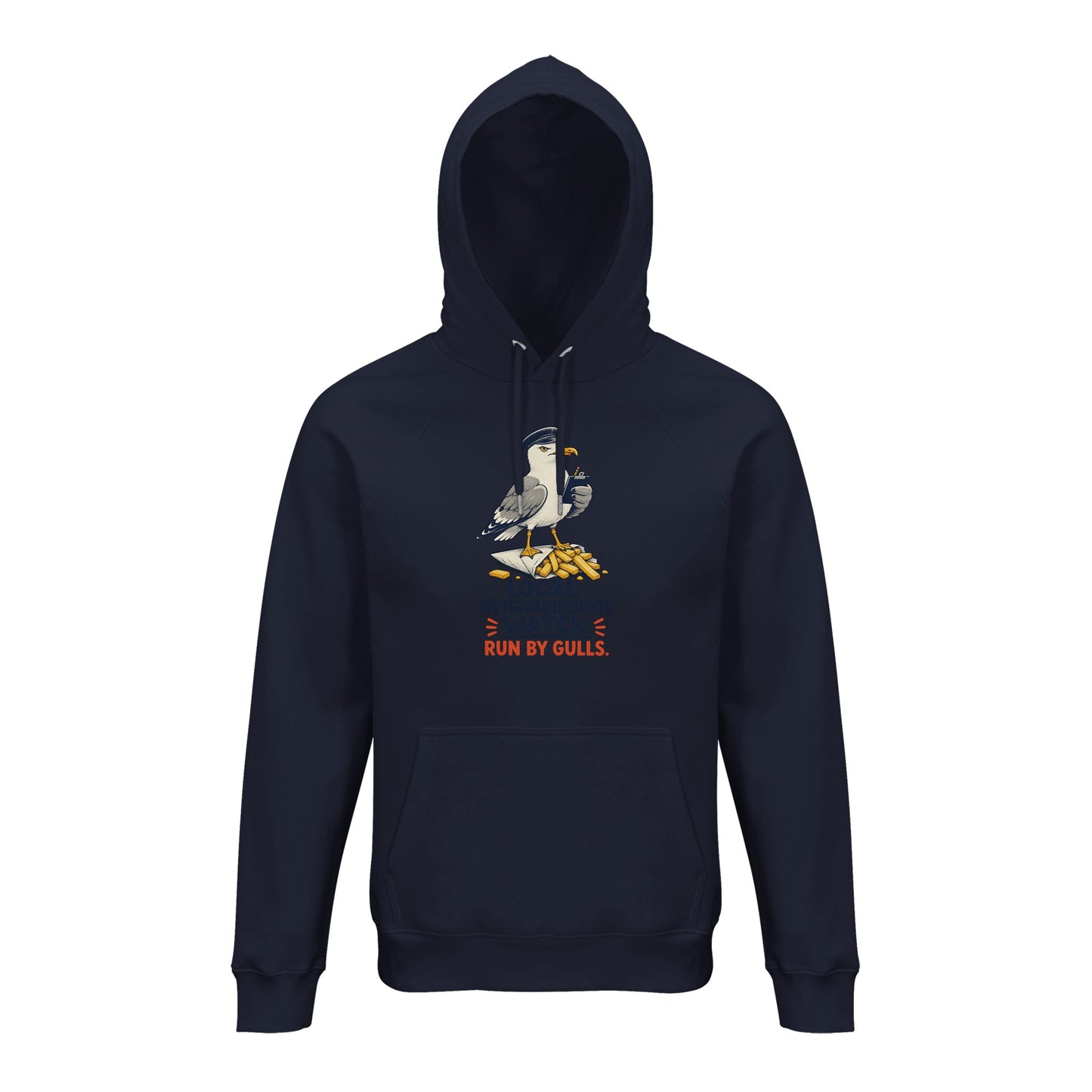 Local Neighbourhood Watch: Run by Gulls Hoodie — product view 5