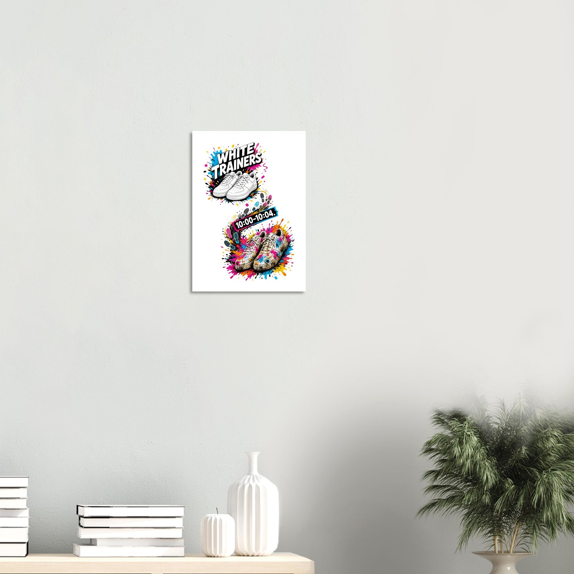 White Trainers: 10:00–10:04 Poster — product view 8
