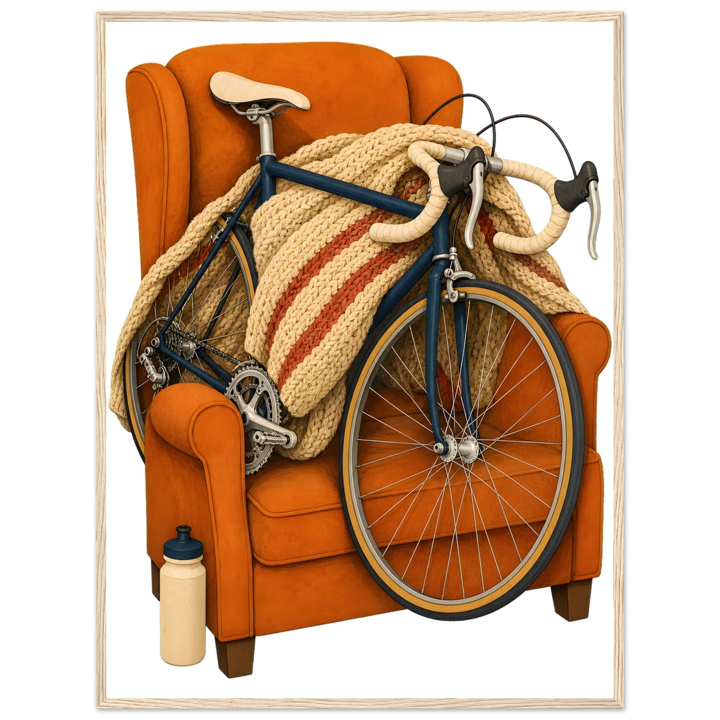 Bicycle Rest Day Framed Wall Art — product view 5