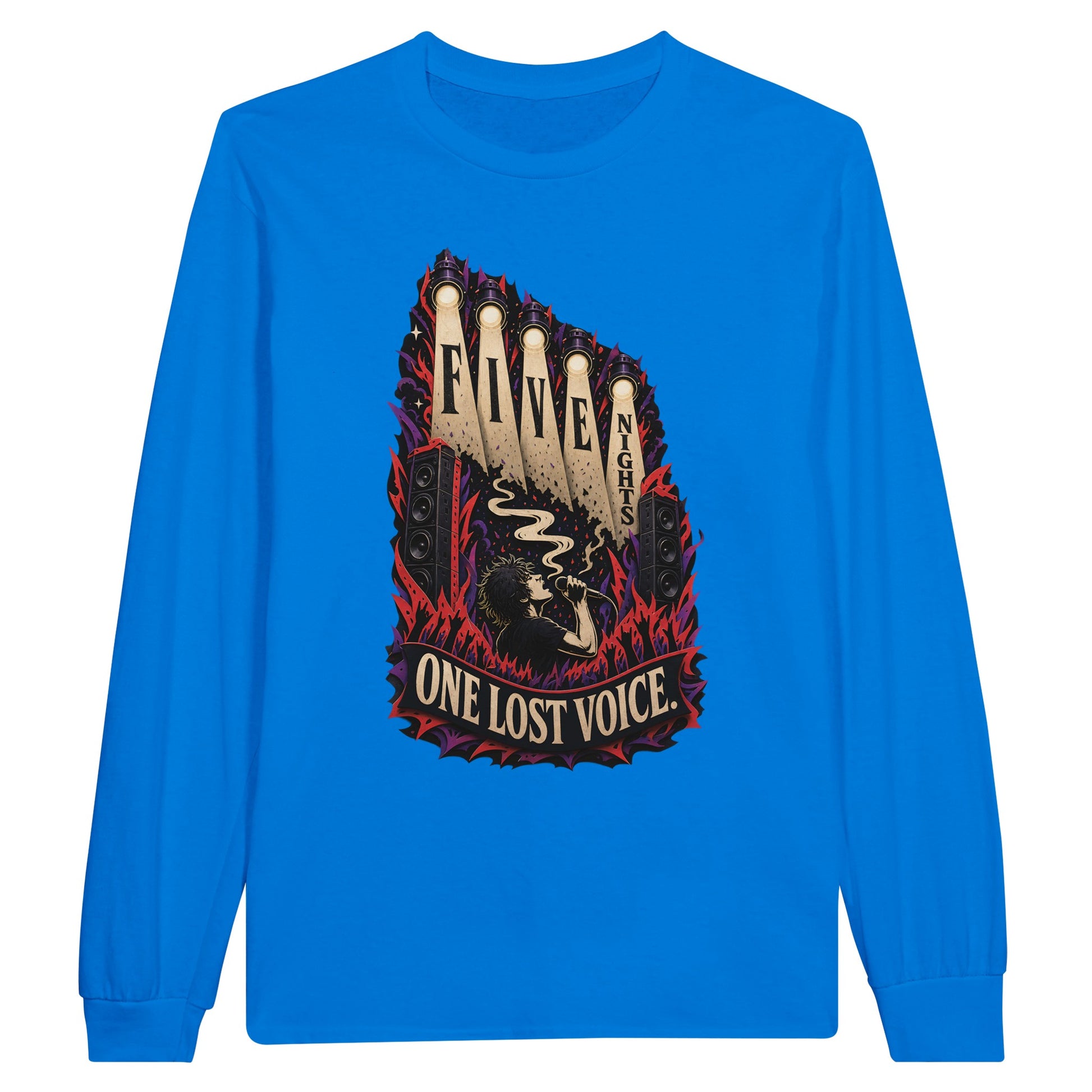 Five Nights, One Lost Voice Long-Sleeve T-shirt — product view 3
