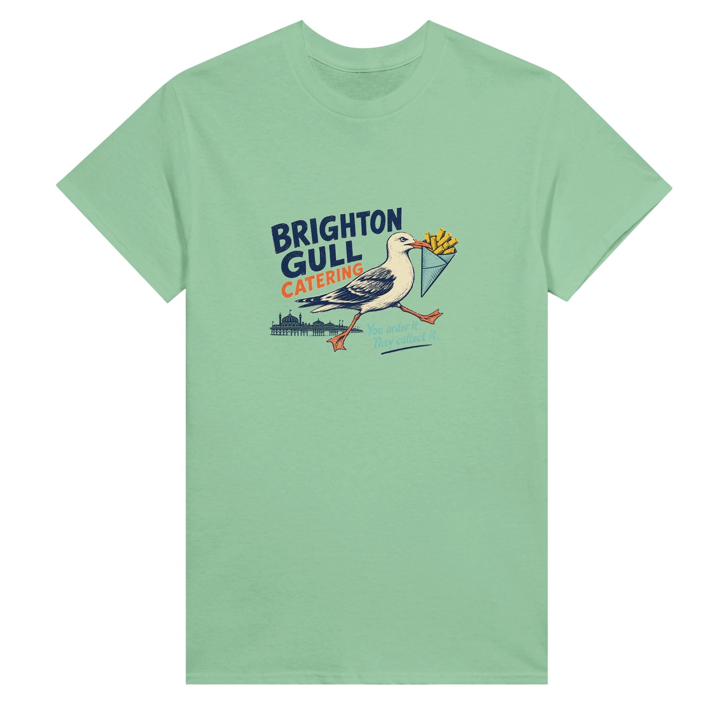 Brighton Gull Catering - You Order It, They Collect It Women's T-shirt — product view 5