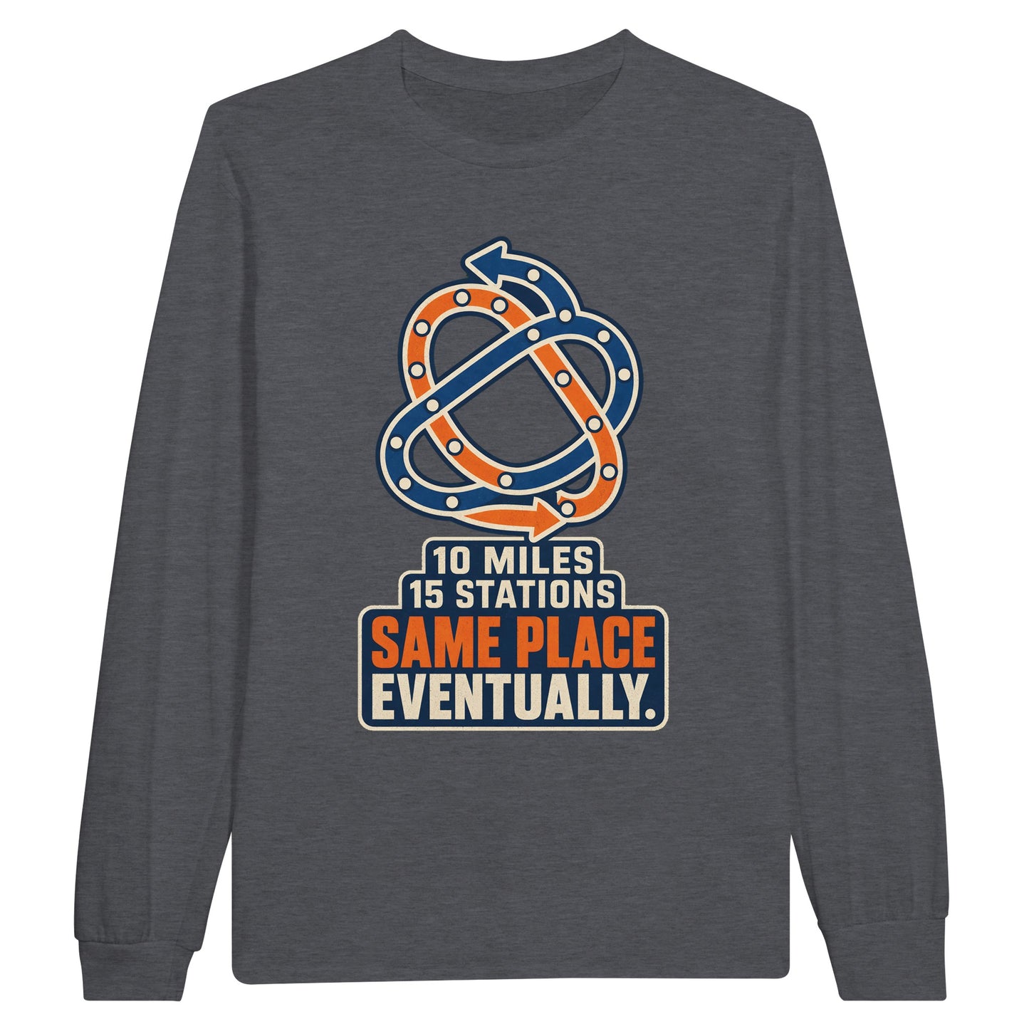 Glasgow Same Place Eventually Long-Sleeve T-shirt — product view 2
