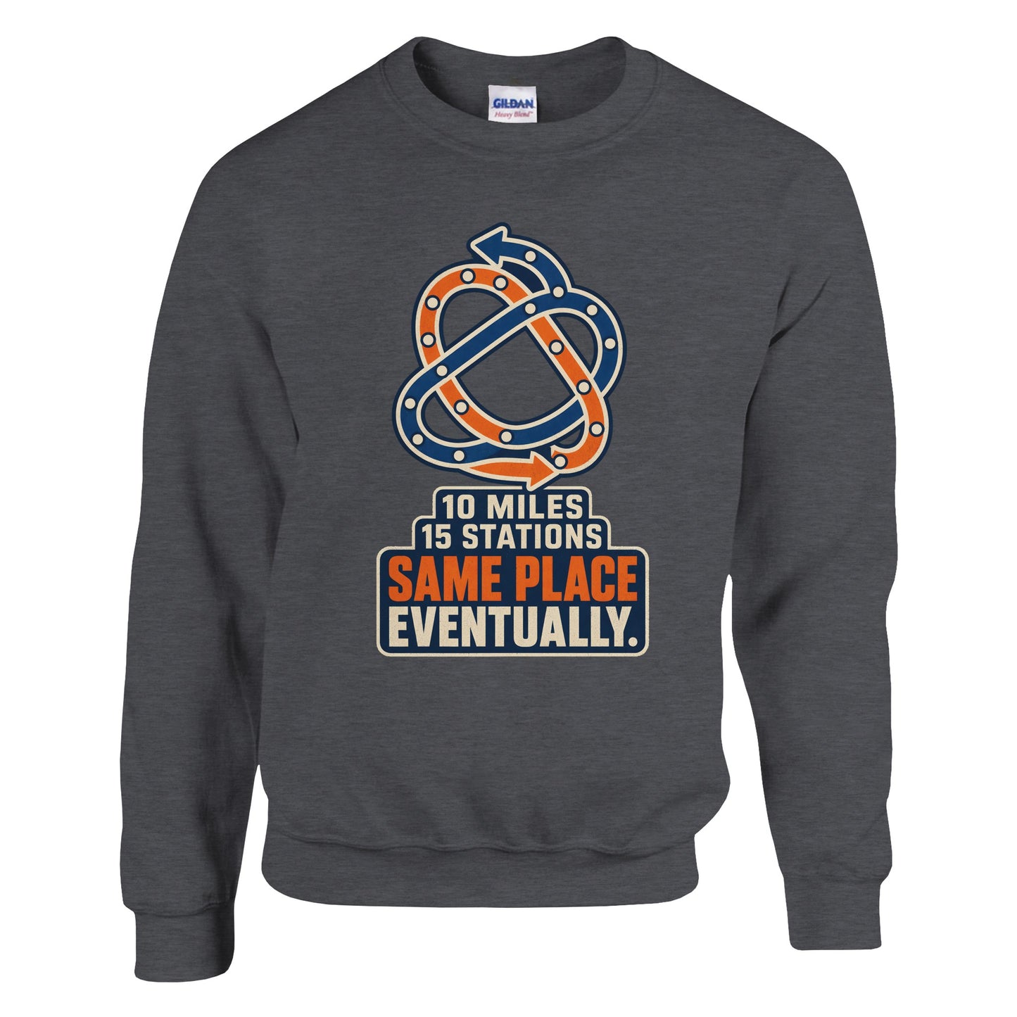 Glasgow Same Place Eventually Sweatshirt — product view 10