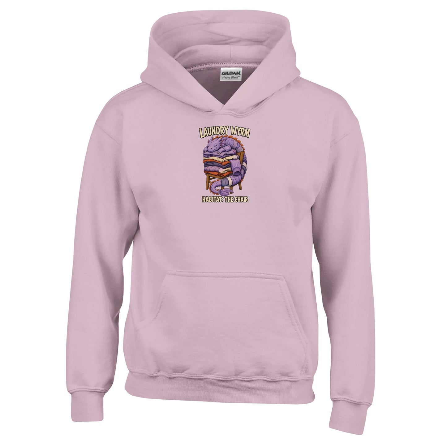 Laundry Wyrm – Habitat: The Chair Kids' Hoodie — product view 5