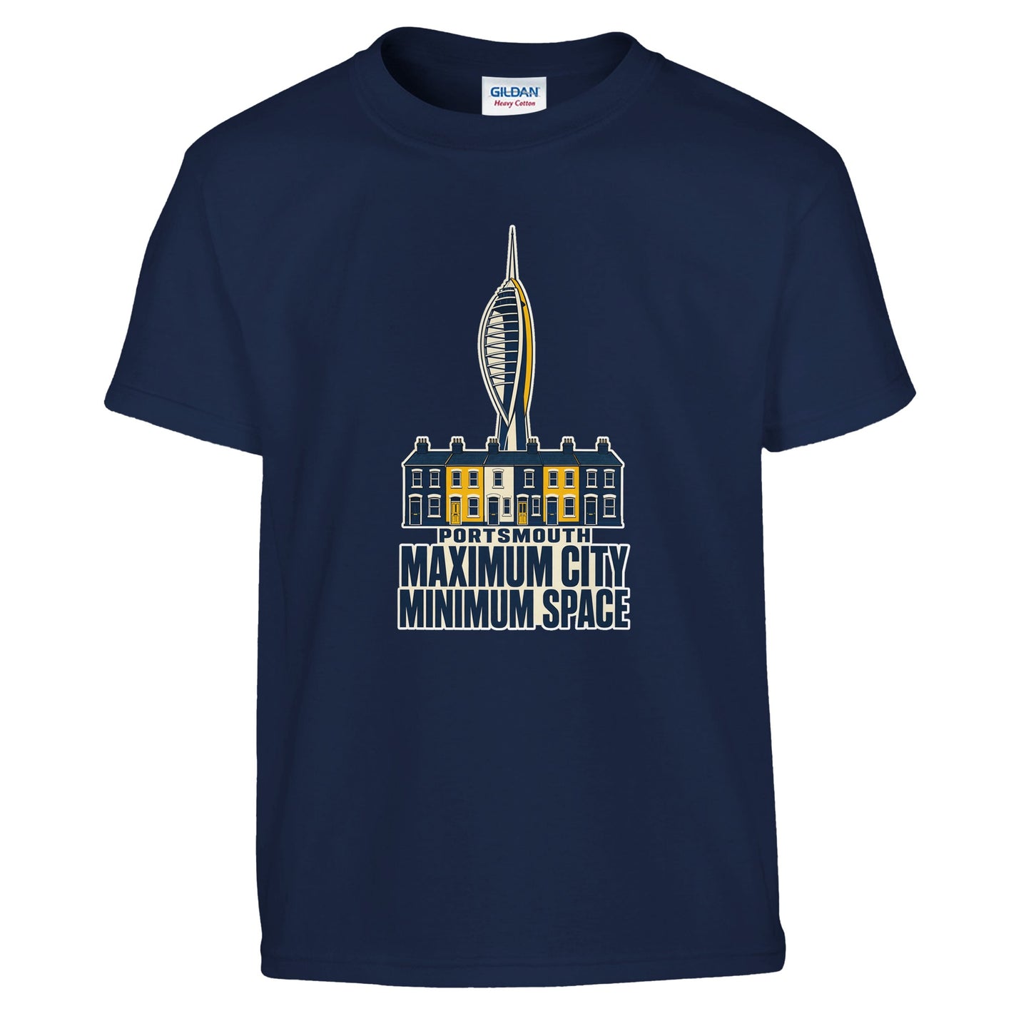Portsmouth Maximum City Minimum Space Kids' T-shirt — product view 7